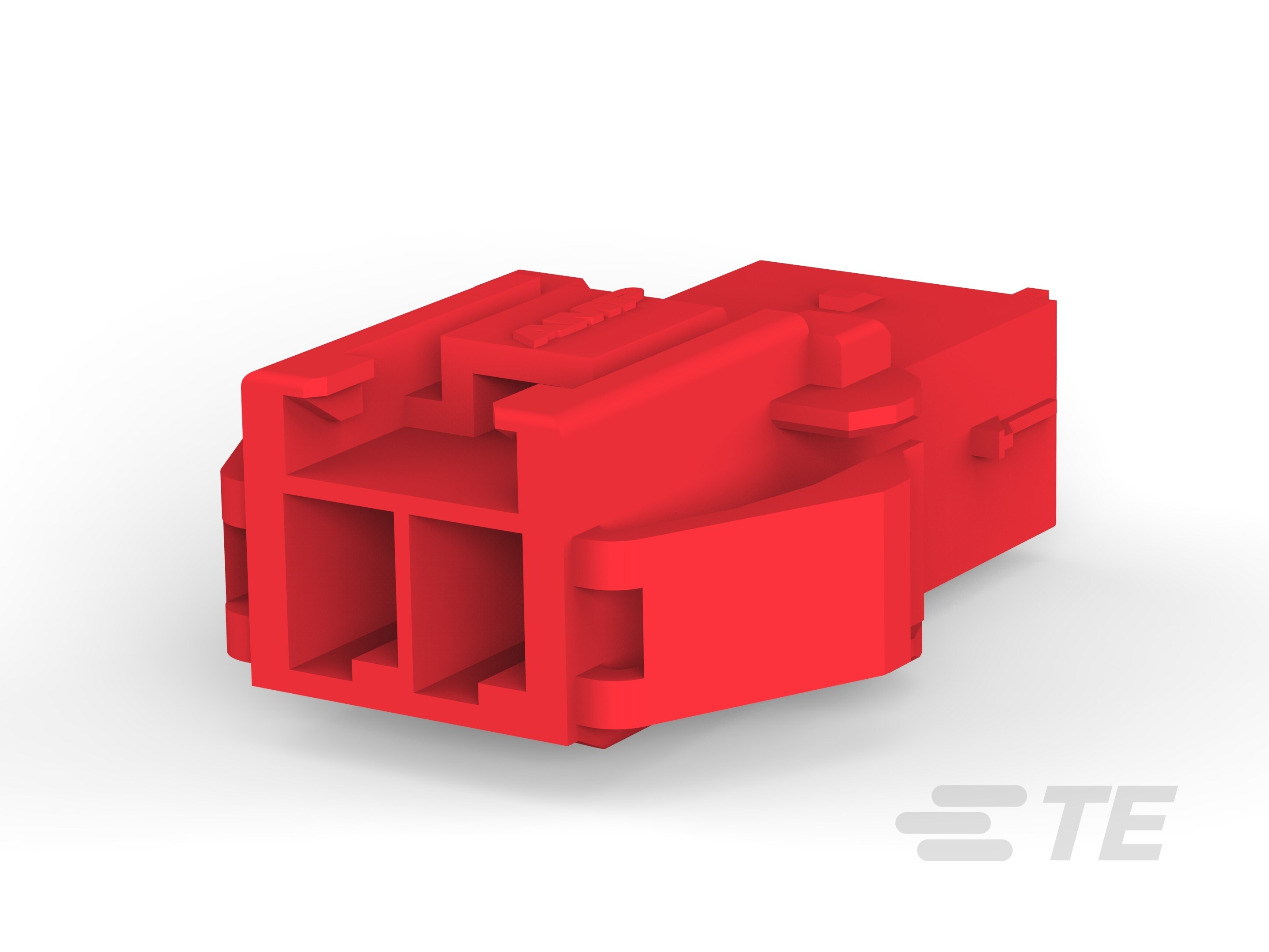 POWER DBL LOCK CAP P/M 2P RED-177906-2