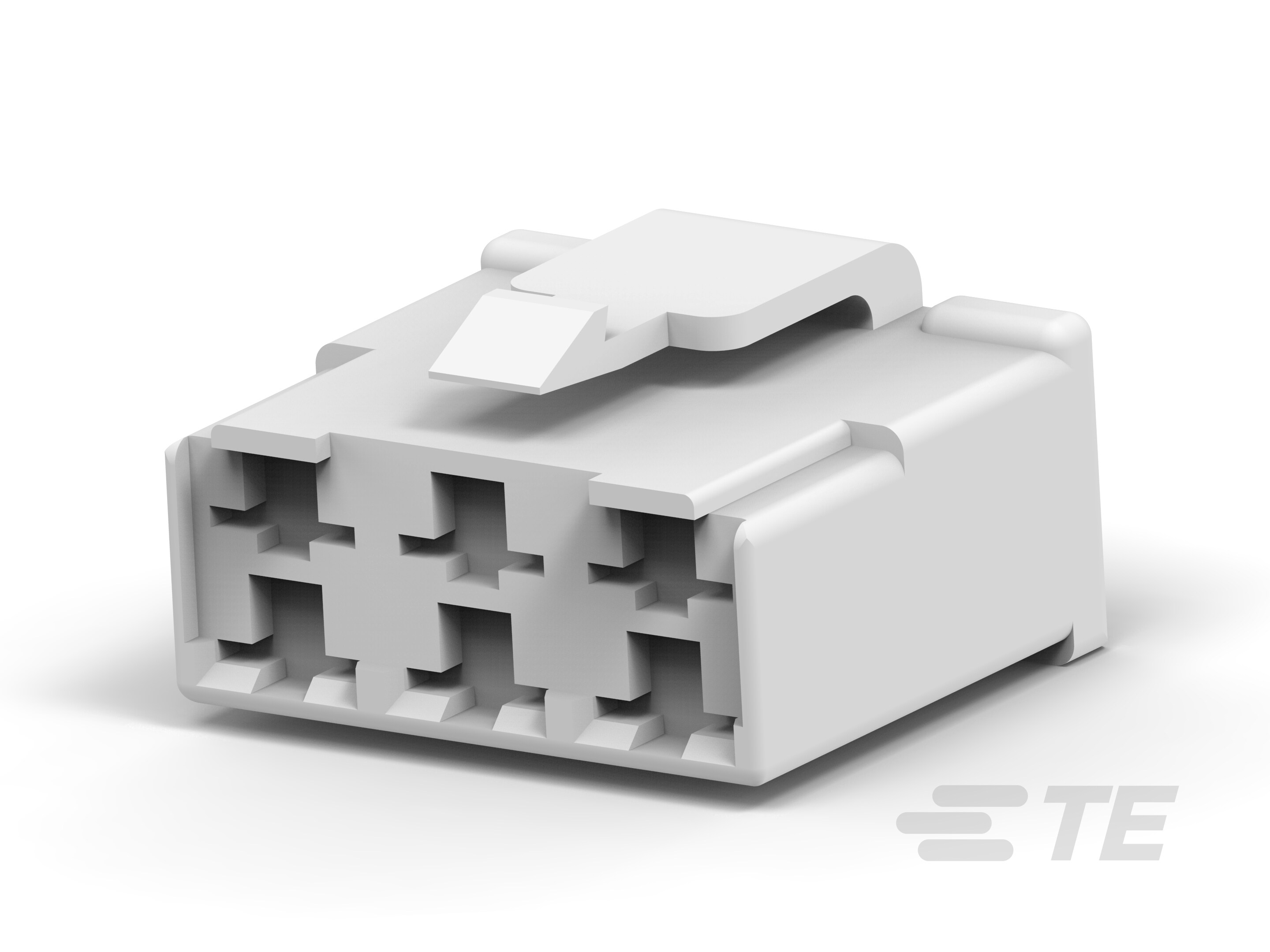 FF 250 PLUG HSG 6P DBL LOCK NATURAL-178023-1