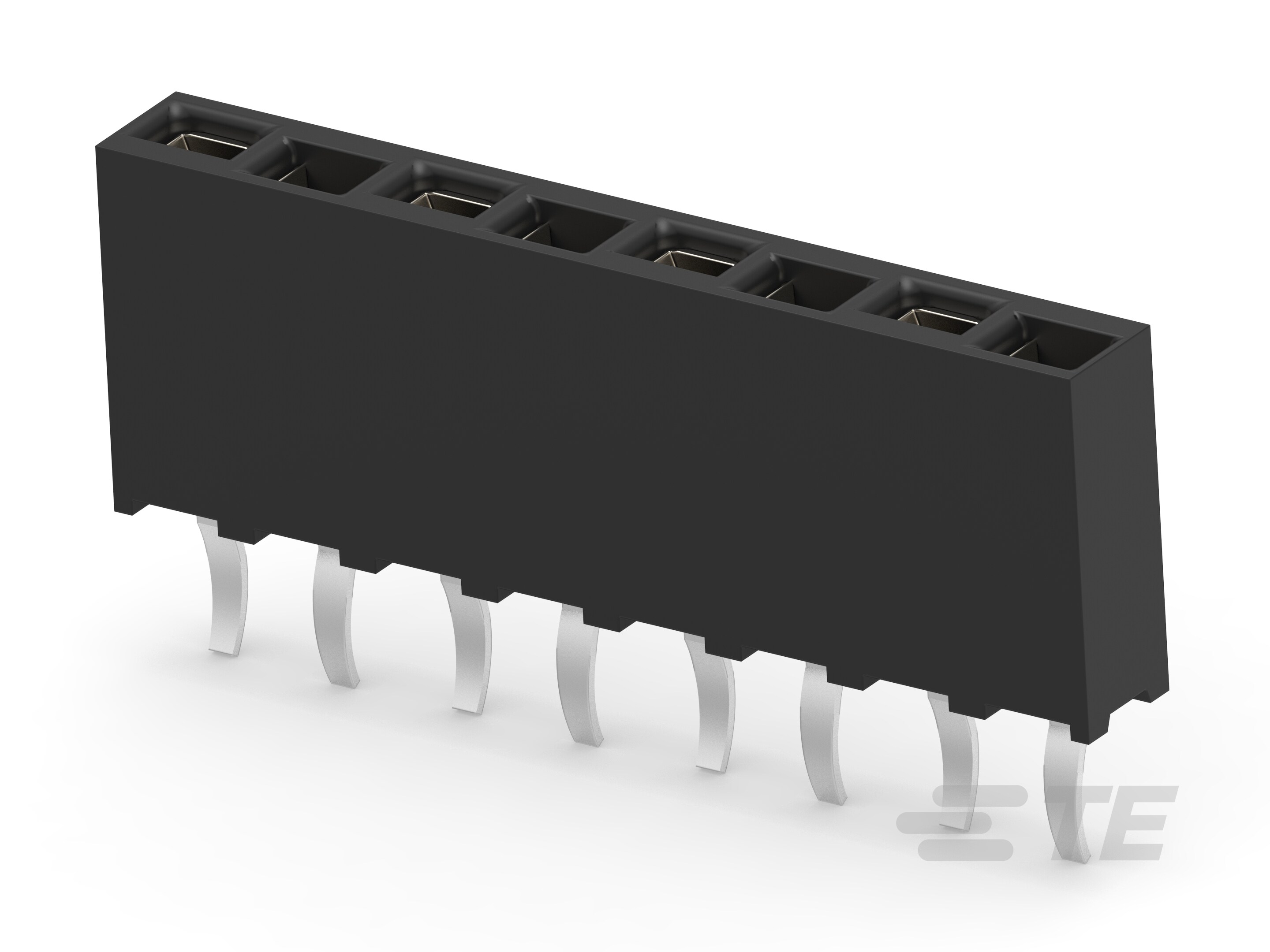 8P HV100 REC CON. TE, 7.0MM-215297-8