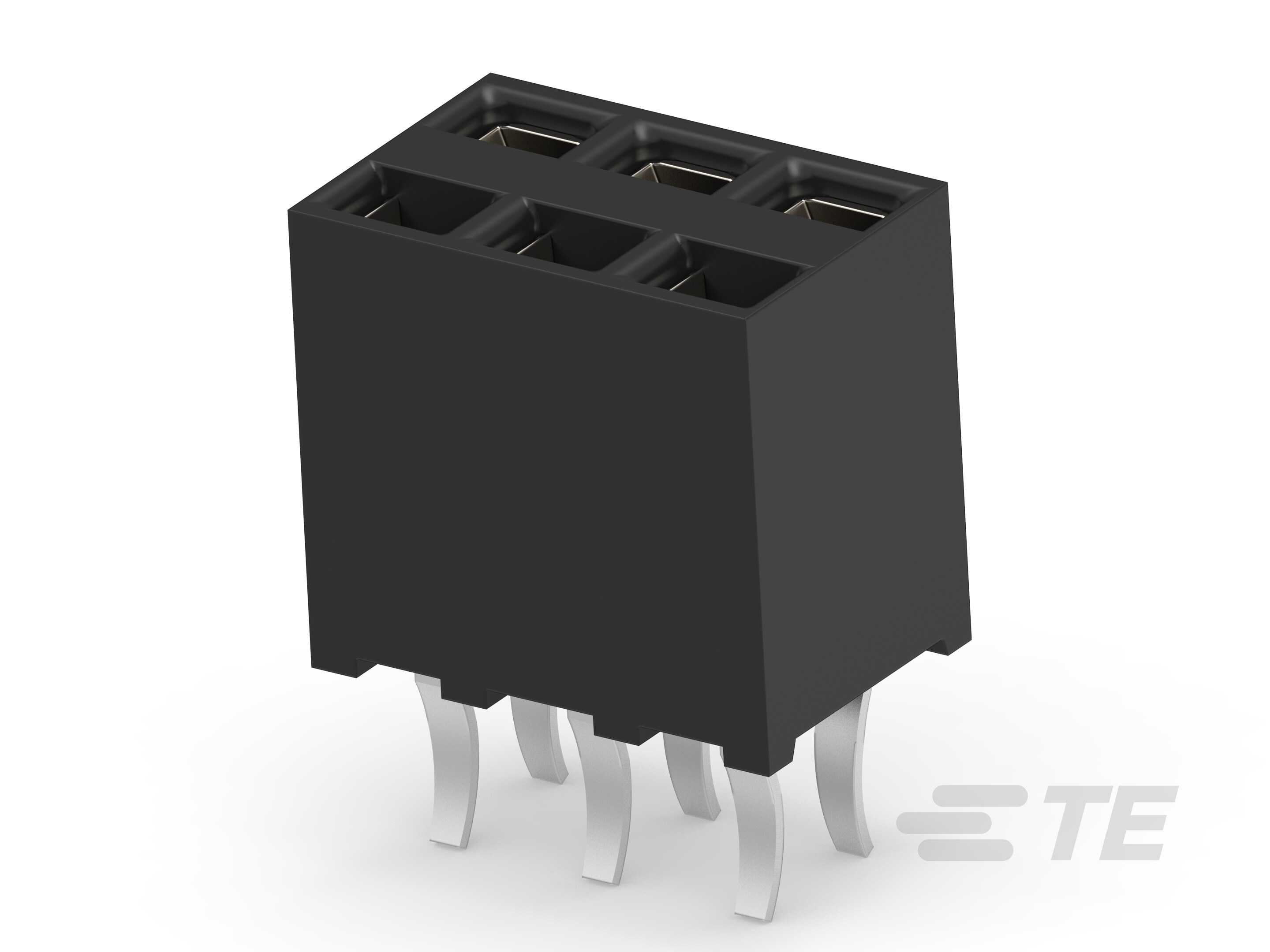 2X3P HV100 REC CON. TE, 7.0MM-215307-3