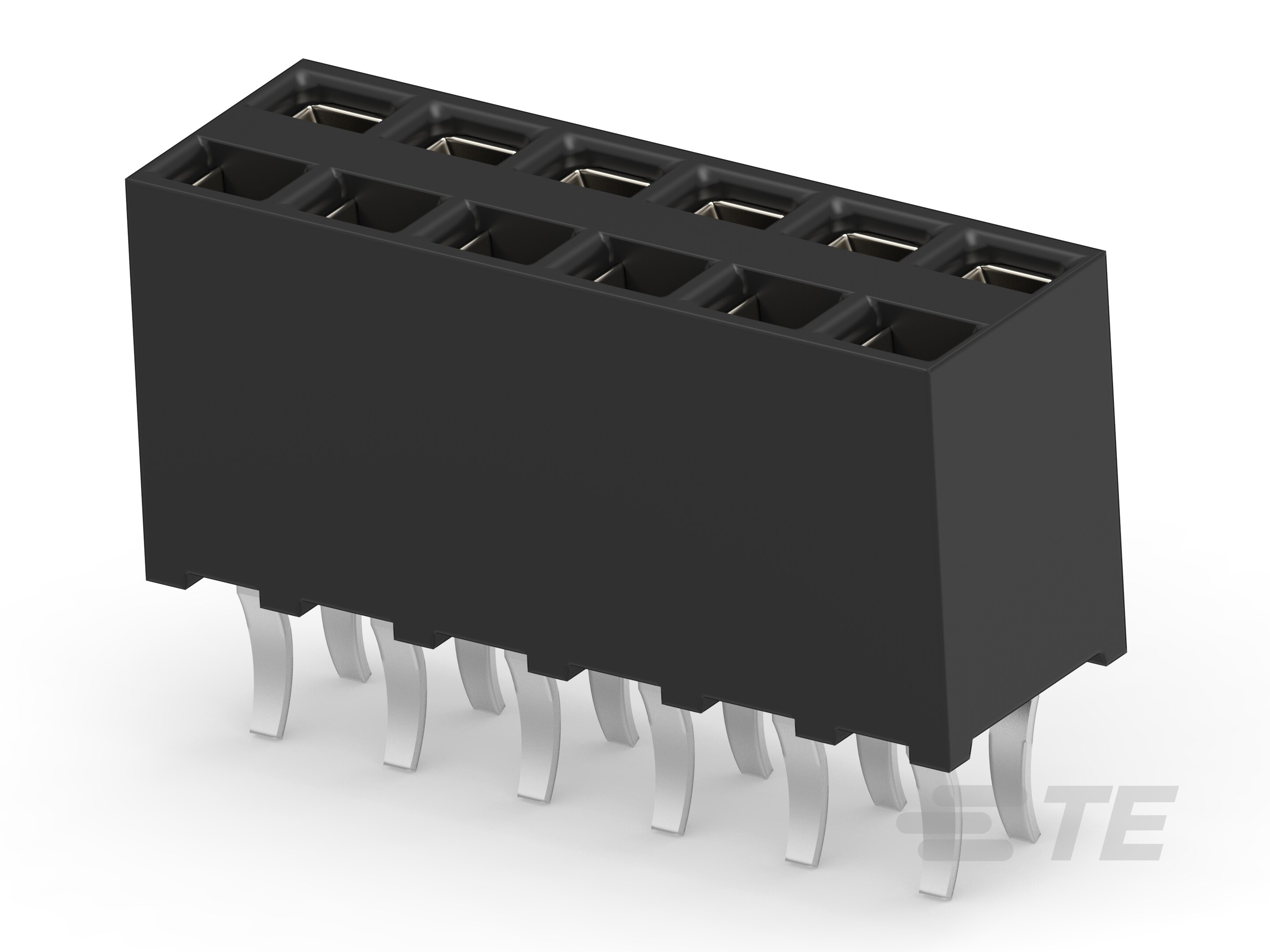 2X6P HV100 REC CON. TE, 7.0MM-215307-6