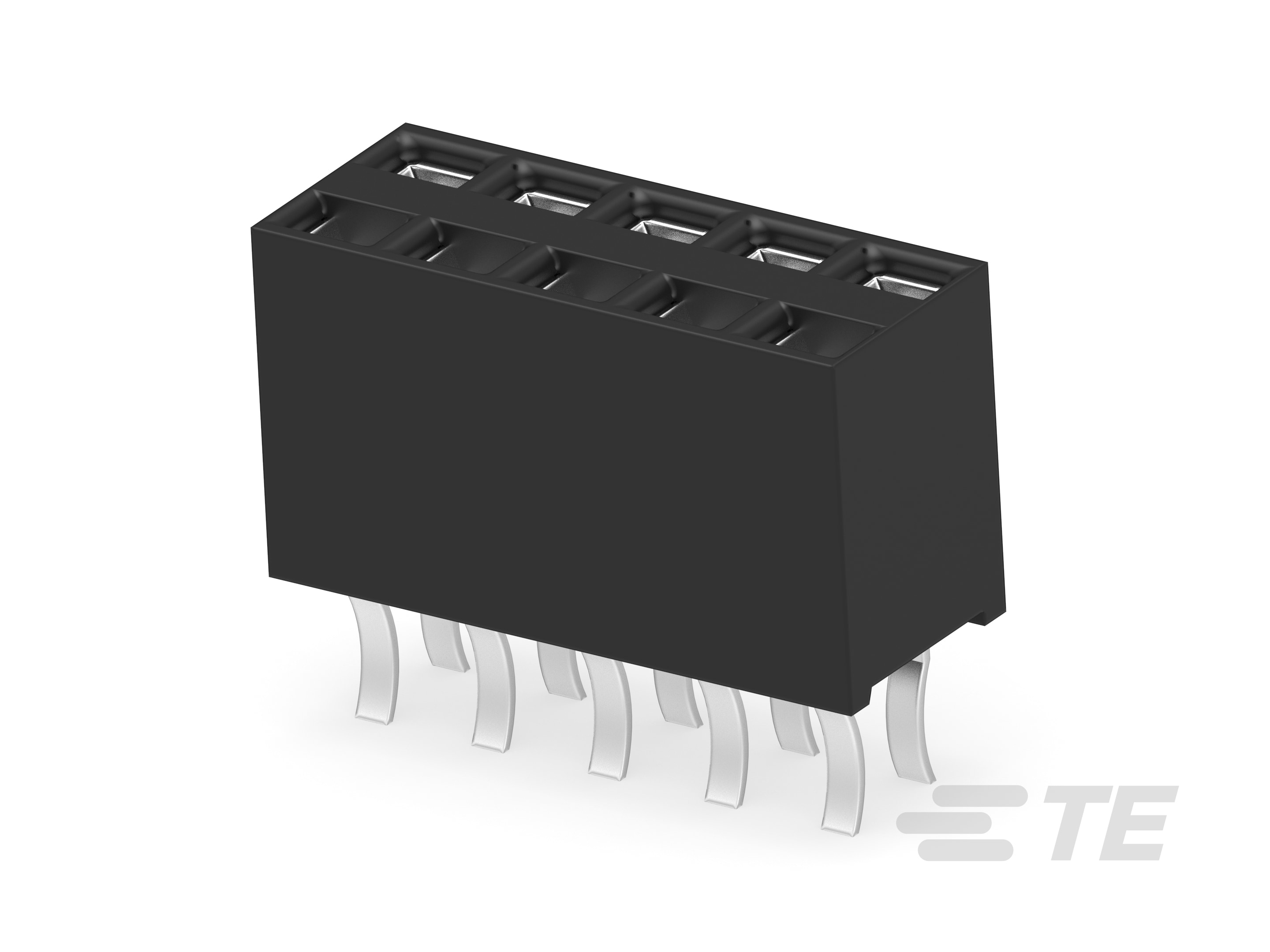 2X 5P HV100 REC CON. TE, 7.0MM,TIN-215308-5
