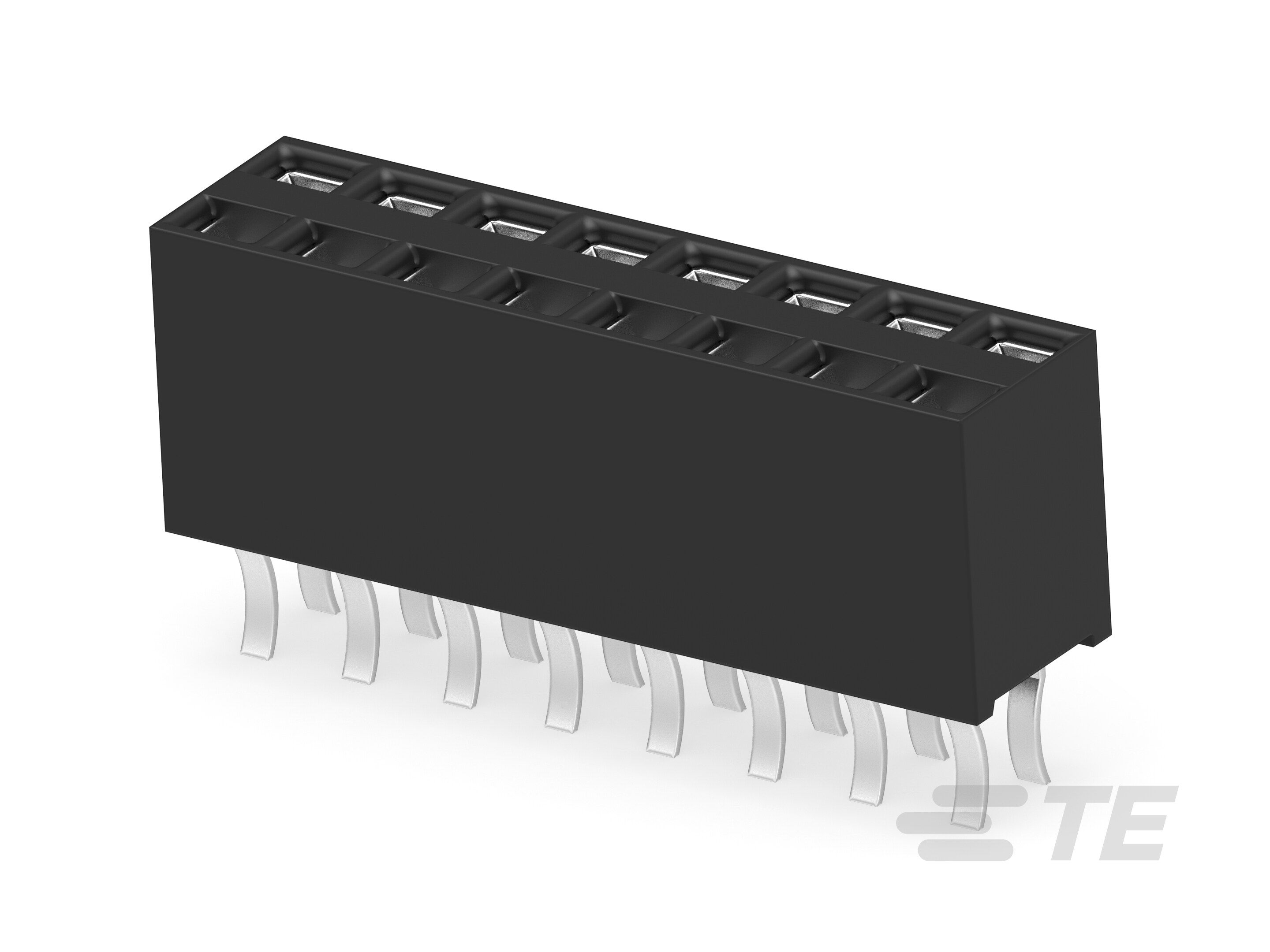 2X 8P HV100 REC CON. TE, 7.0MM,TIN-215308-8