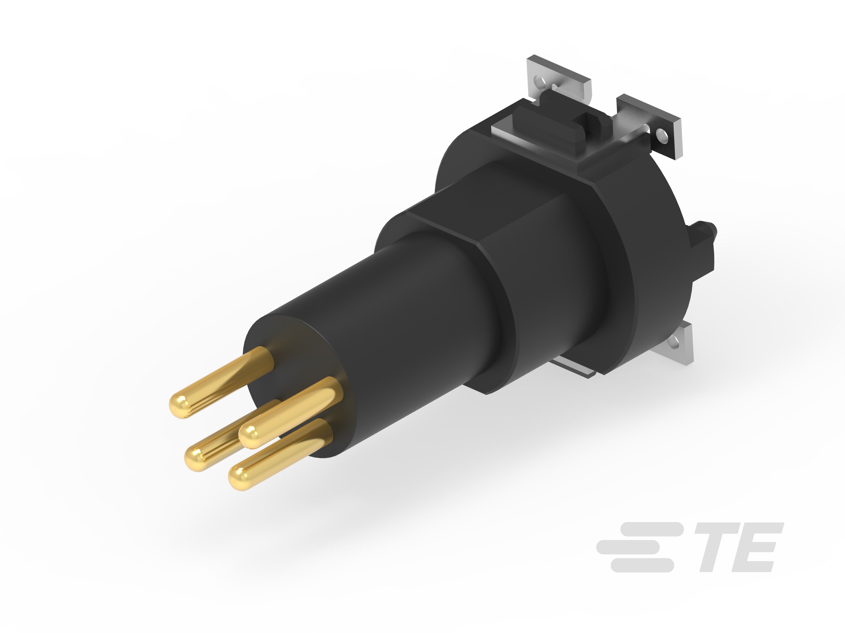 M8 MALE, A CODE, 4P, 16.25MM SMT-224152-E