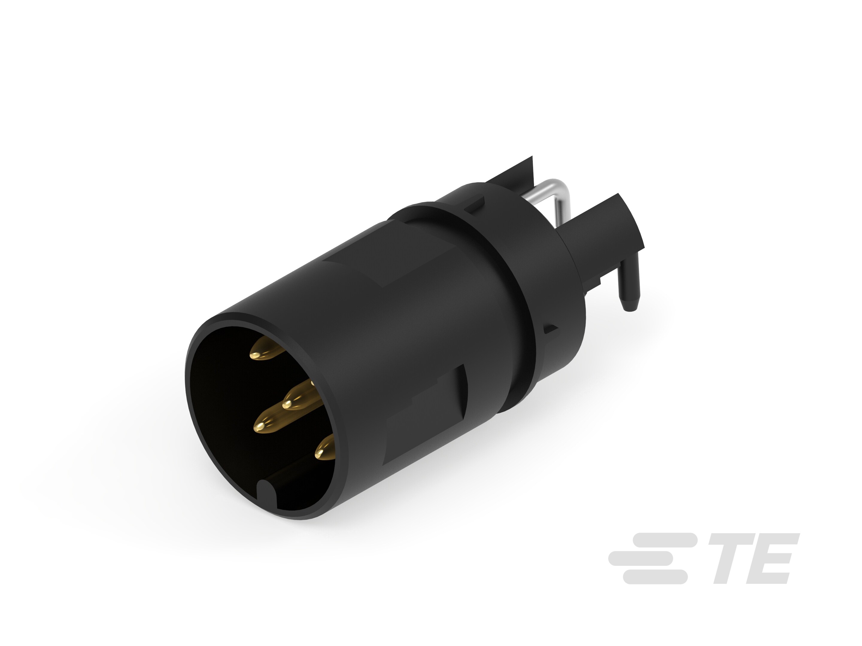 M12 MALE, A CODE, RA, 5P THR REAR MOUNT-225251-E