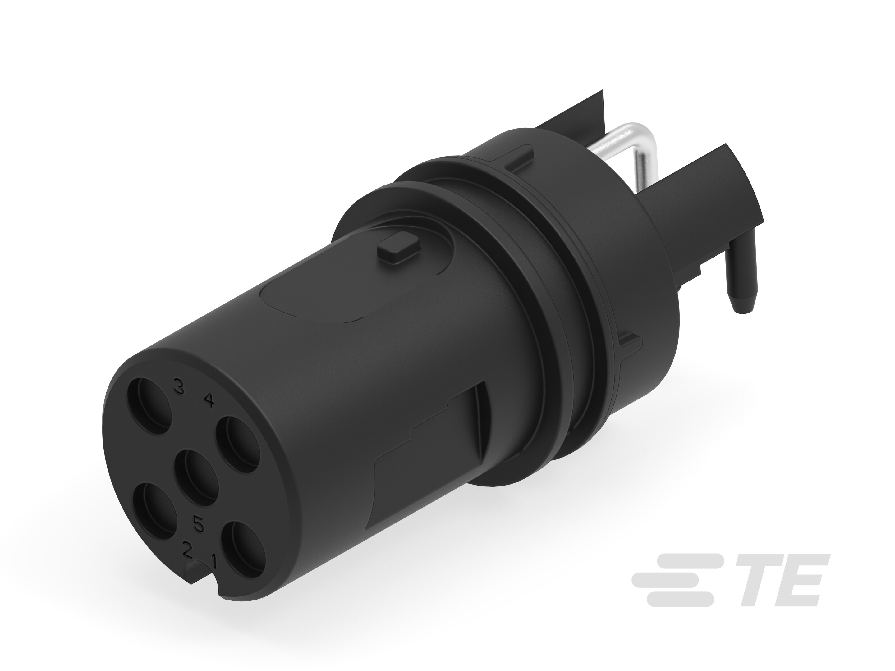 M12 FEMALE, A CODE,RA, 5P THR REAR MOUNT-225273-E