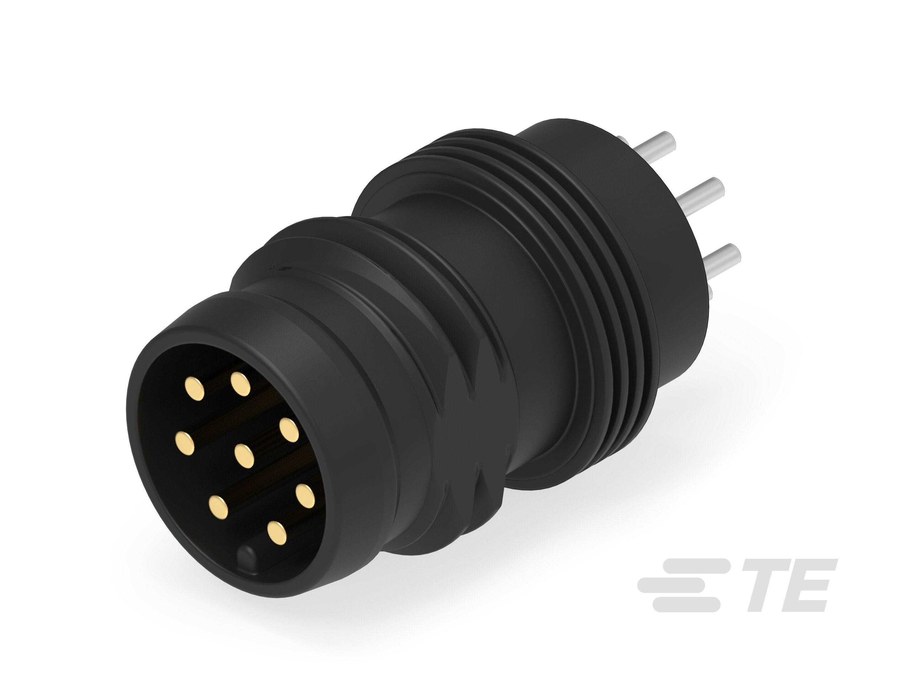 M8 MALE, A CODE, 8P, 14.2MM THR-225430-E