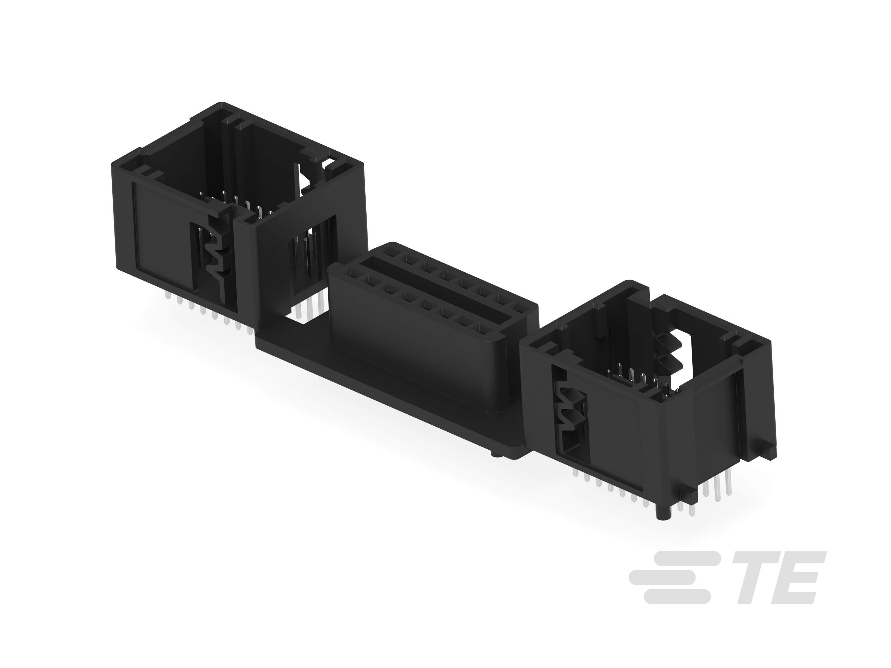 96pos hybrid MQS .63 header 180deg-284316-1