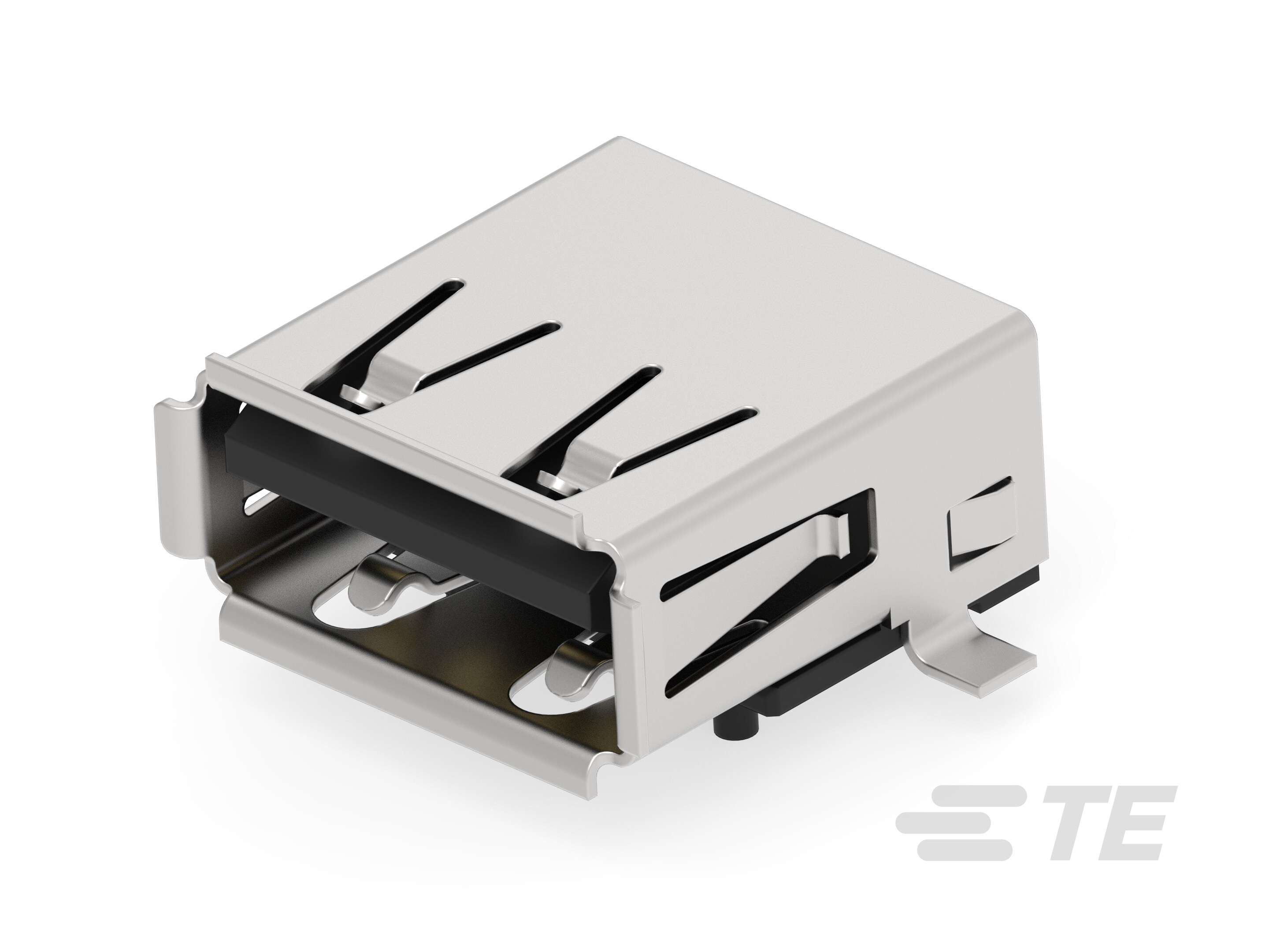 Std USB Type A, R/A, SMT, Offset,Natural-292303-9