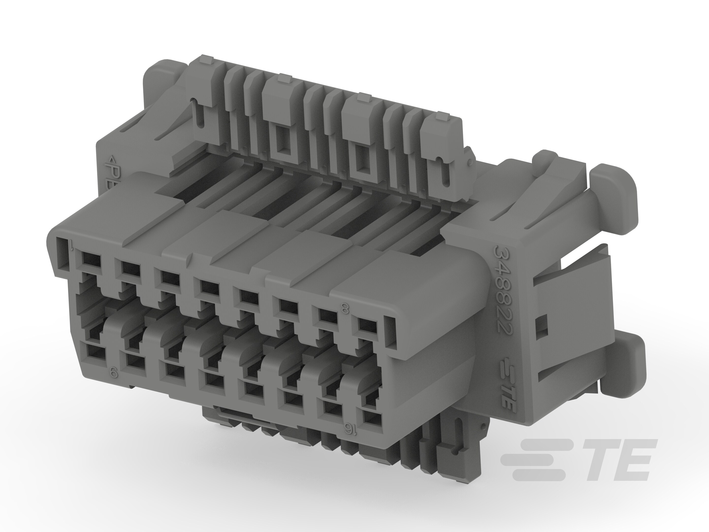 16 WAY DIAGNOSTIC CONN   GREY-348822-6