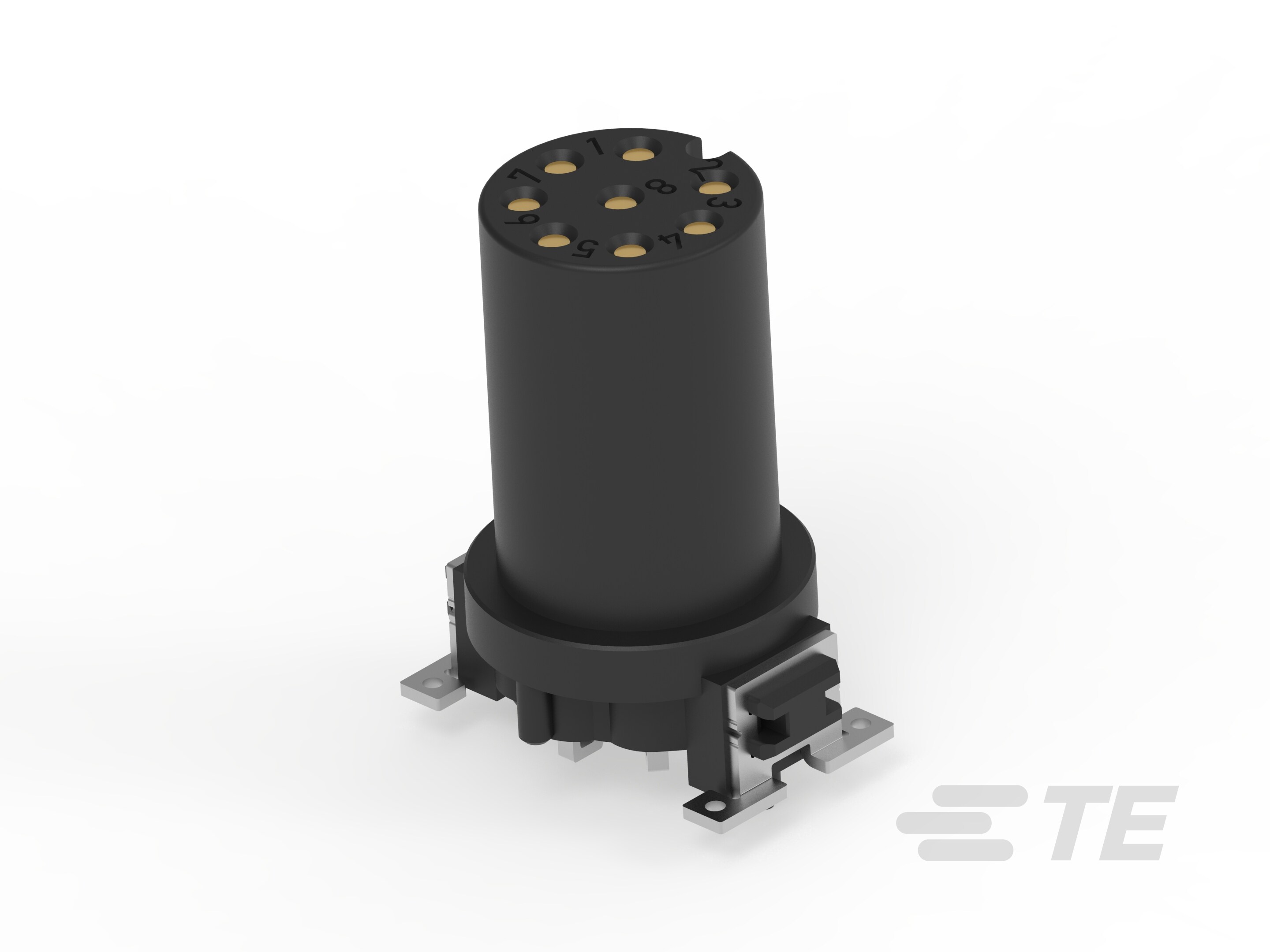 M12 FEMALE, A CODE, 8P, 17MM SMT-354131-E