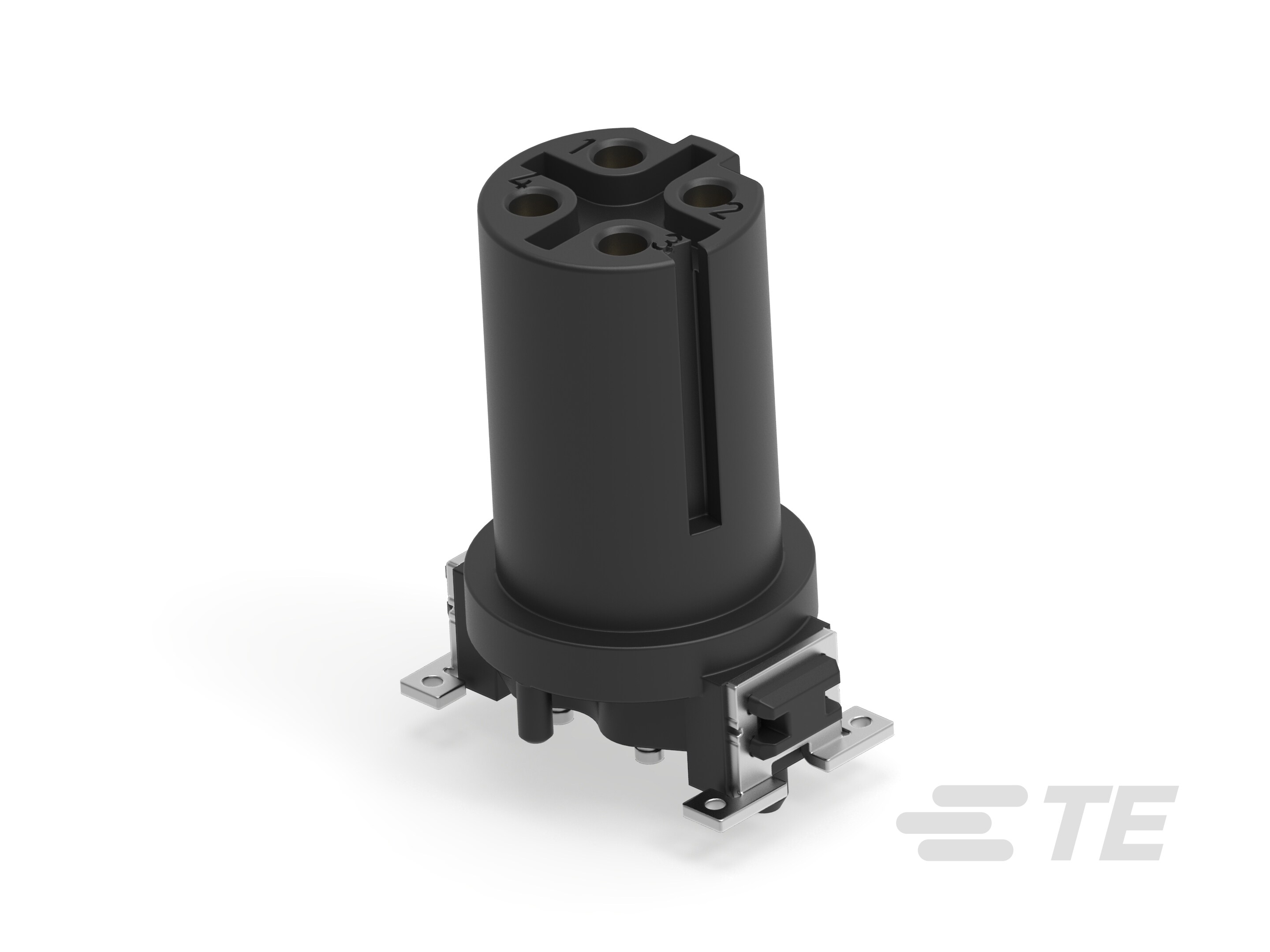 M12 FEMALE, D CODE, 4P, 17MM SMT-364175-E