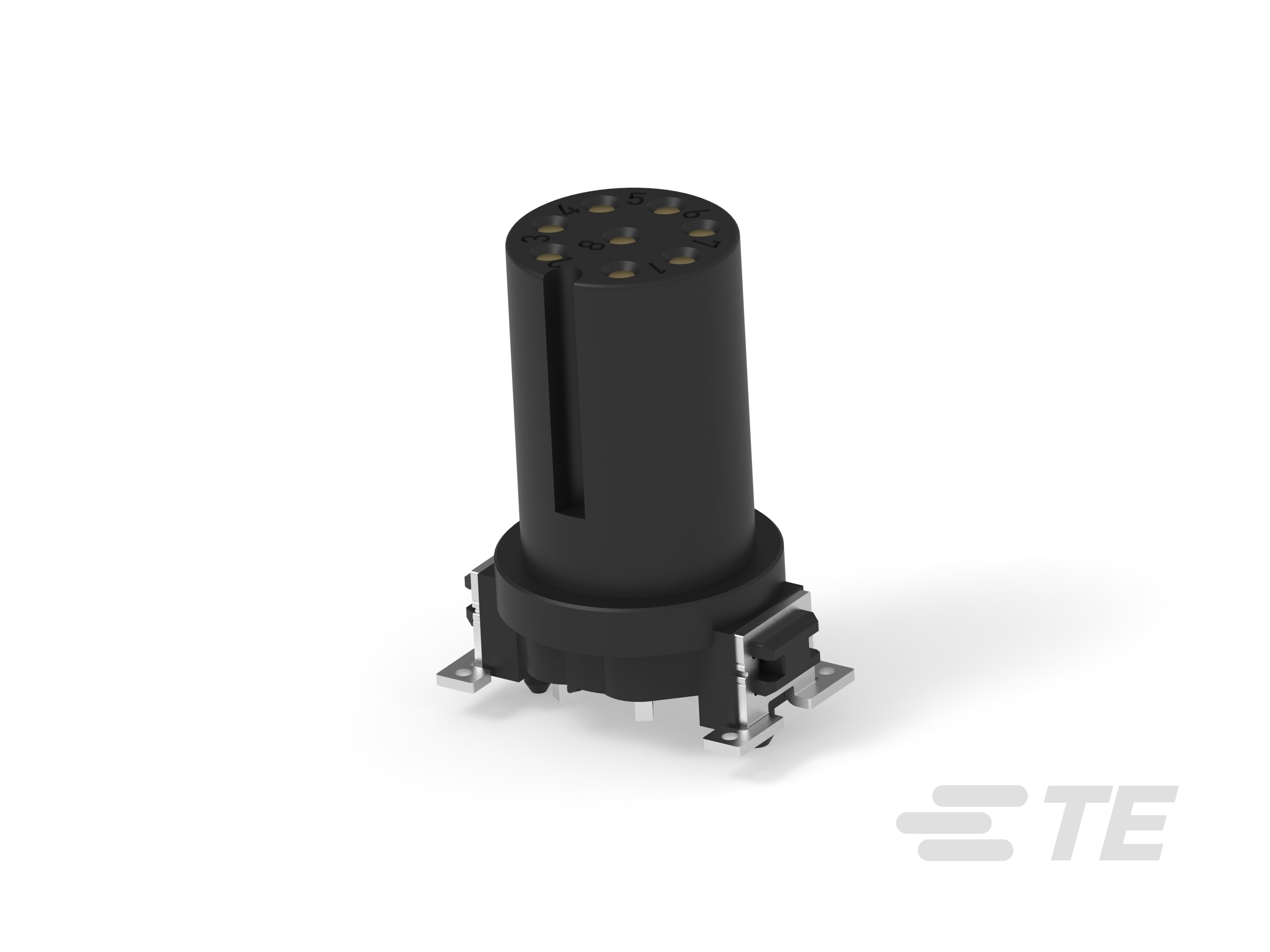 M12 FEMALE, A CODE, 8P, 17MM SMT-454952-E