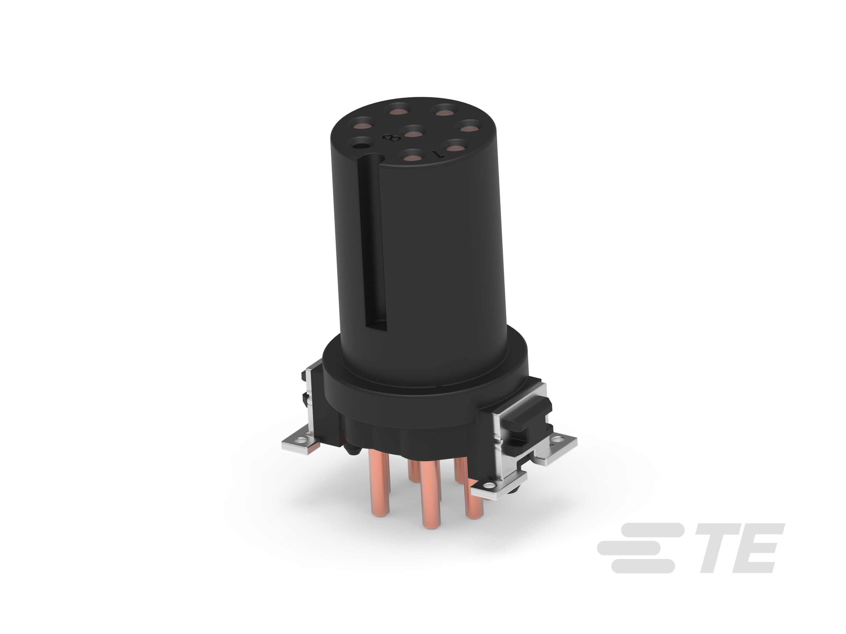 M12 FEMALE, A CODE, 8P, 17MM THR-474681-E