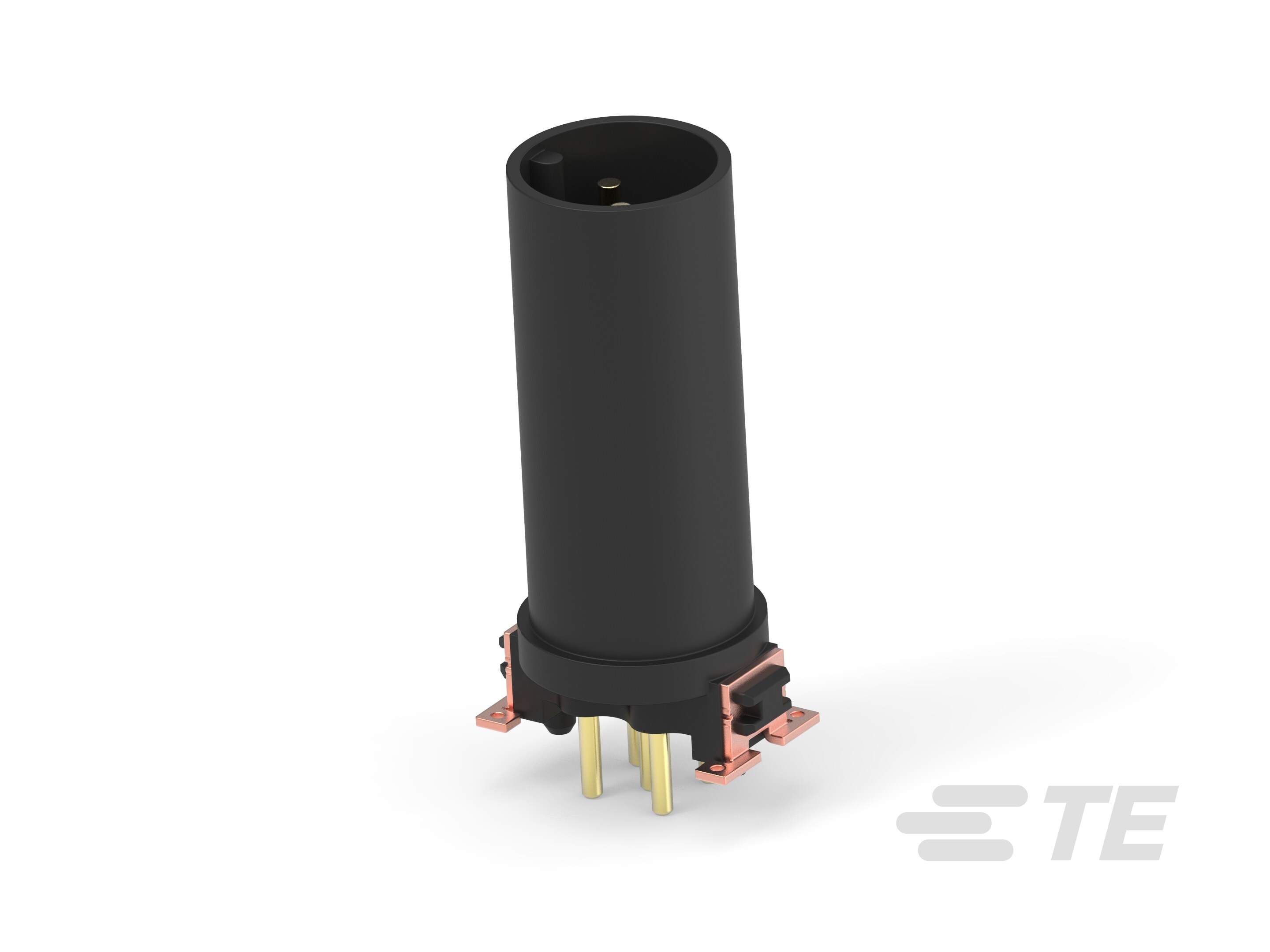 M12 MALE, A CODE, 5P, 17MM THR-484118-E