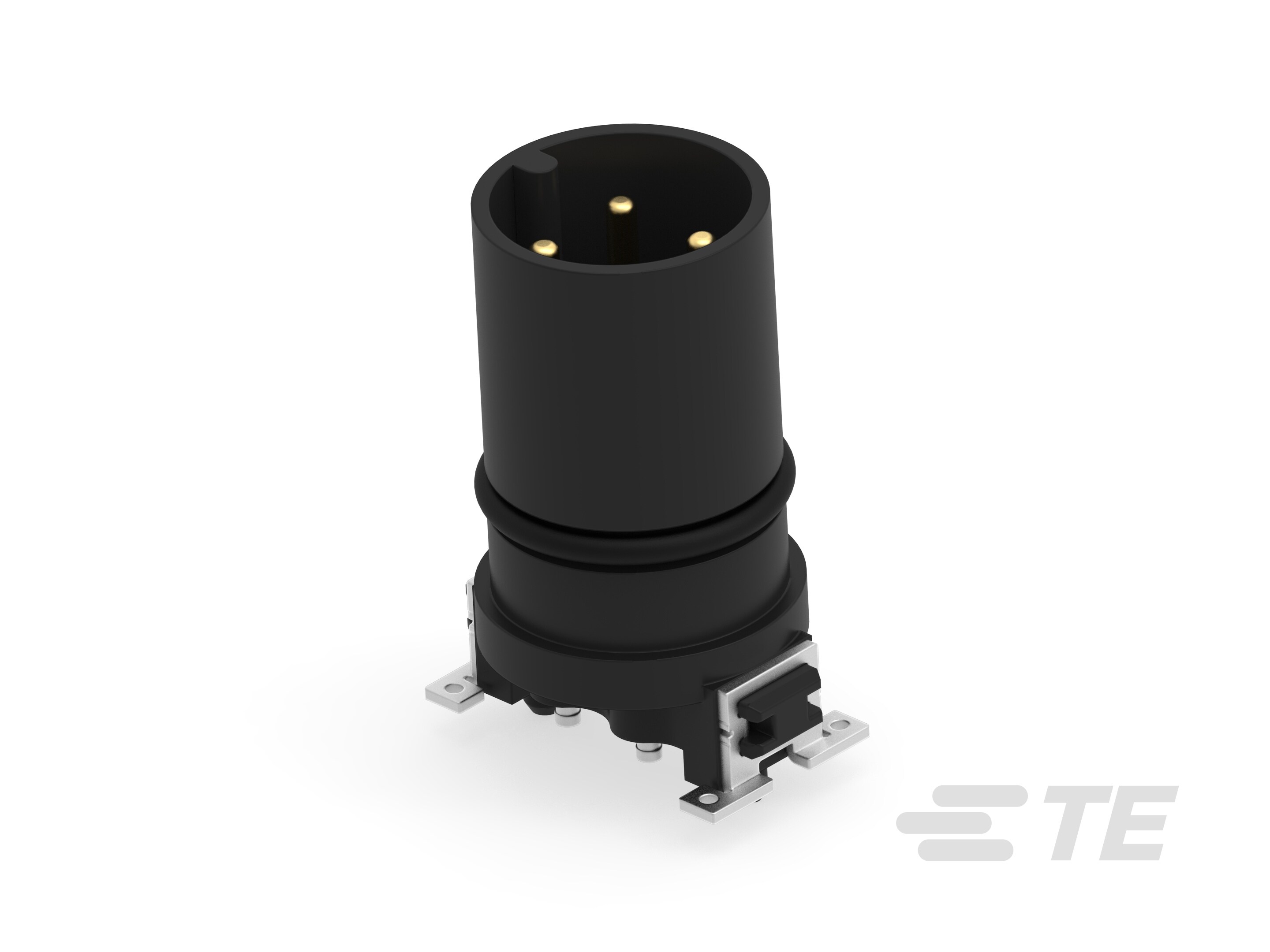 M12 MALE, A CODE, 4P, 10.5MM SMT-494013-E