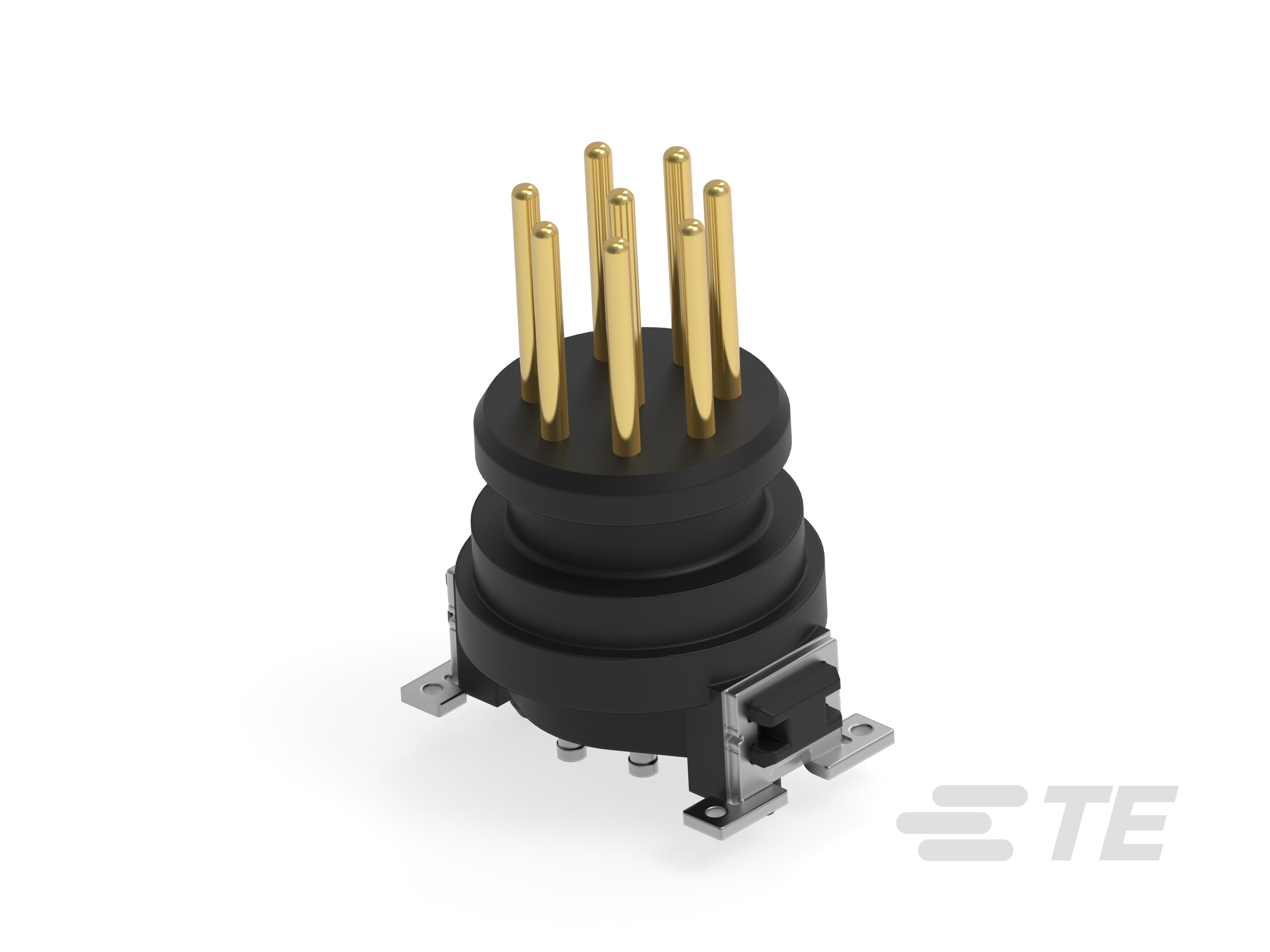 M12 MALE, UNI CODE, 8P, 10.5MM SMT, DI-515632-E