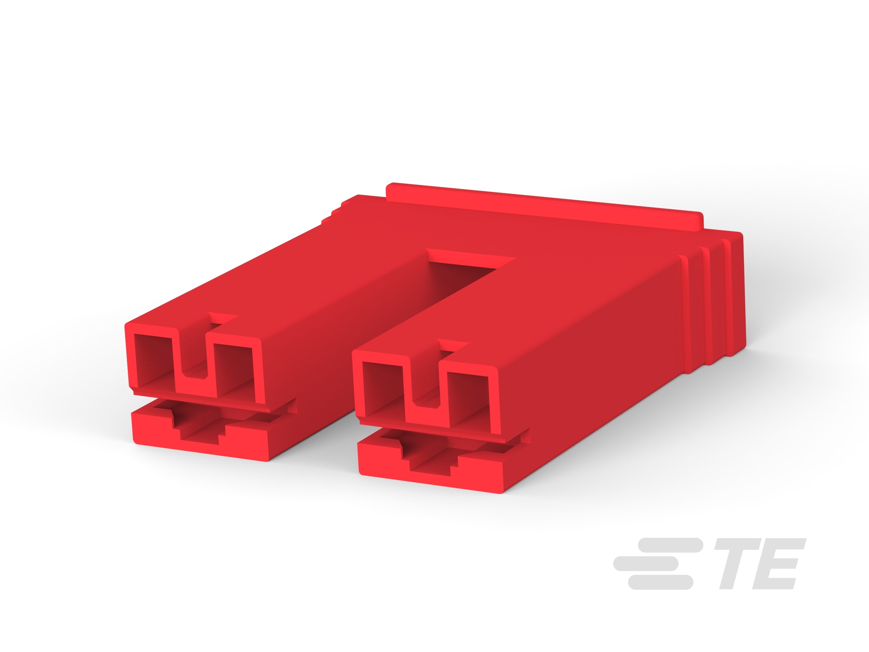 PL & STANDARD FASTON 250 HSG REC RED NYL-520935-2