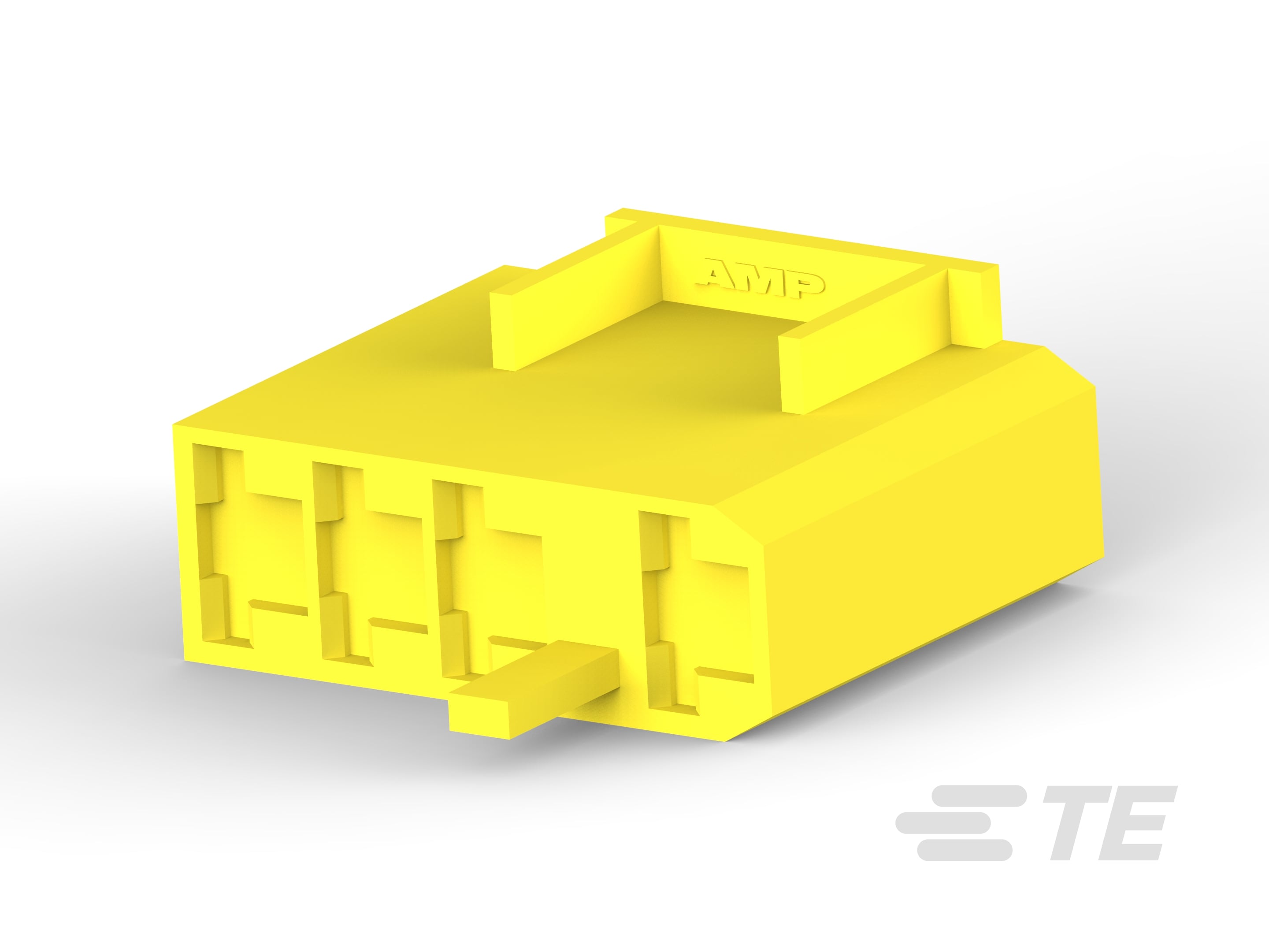 250 FASTON HSG. REC 3P YELLOW-521498-3