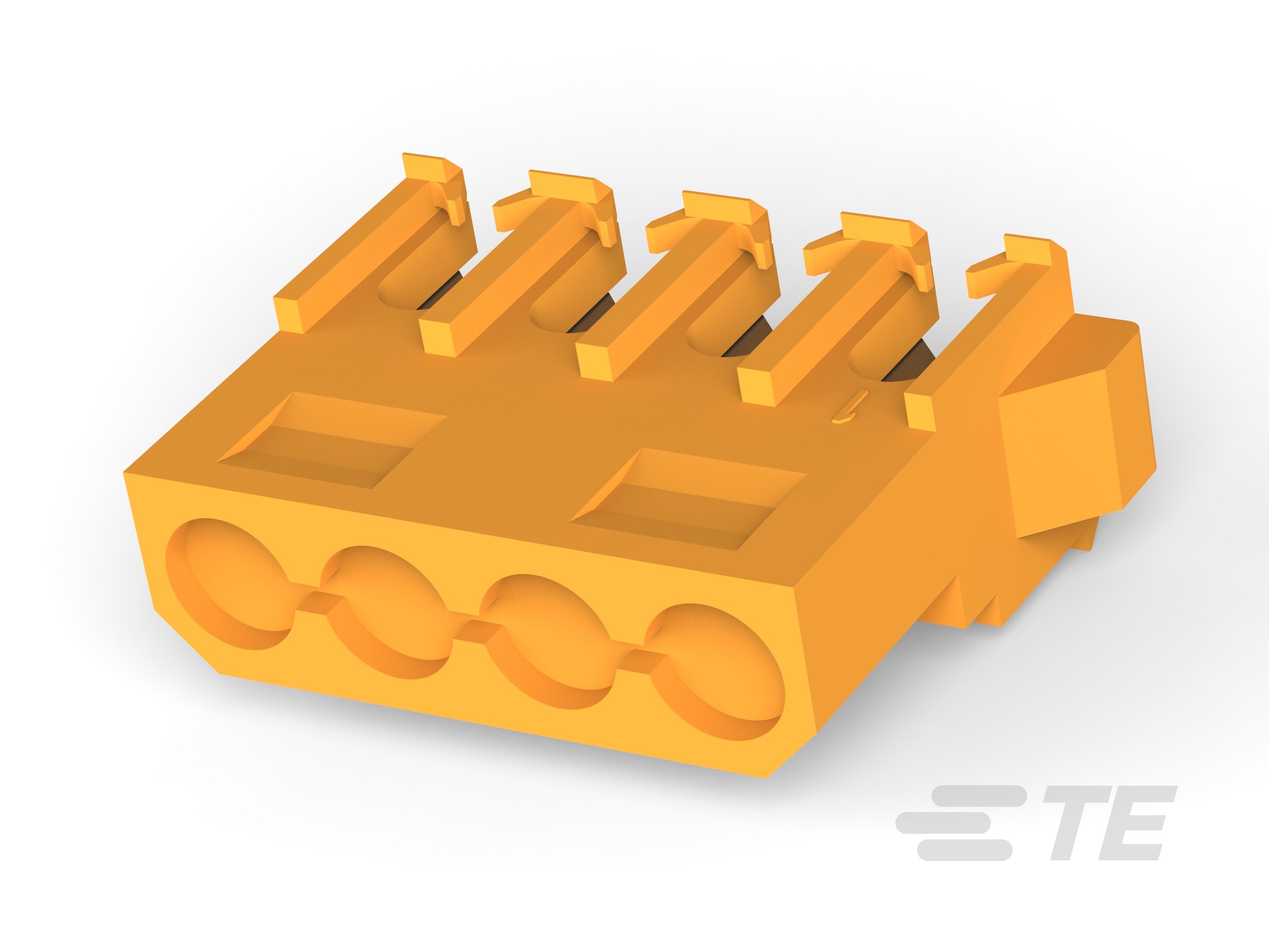 4P CMNL IDC PLUG 18AWG ORG V0-794036-1
