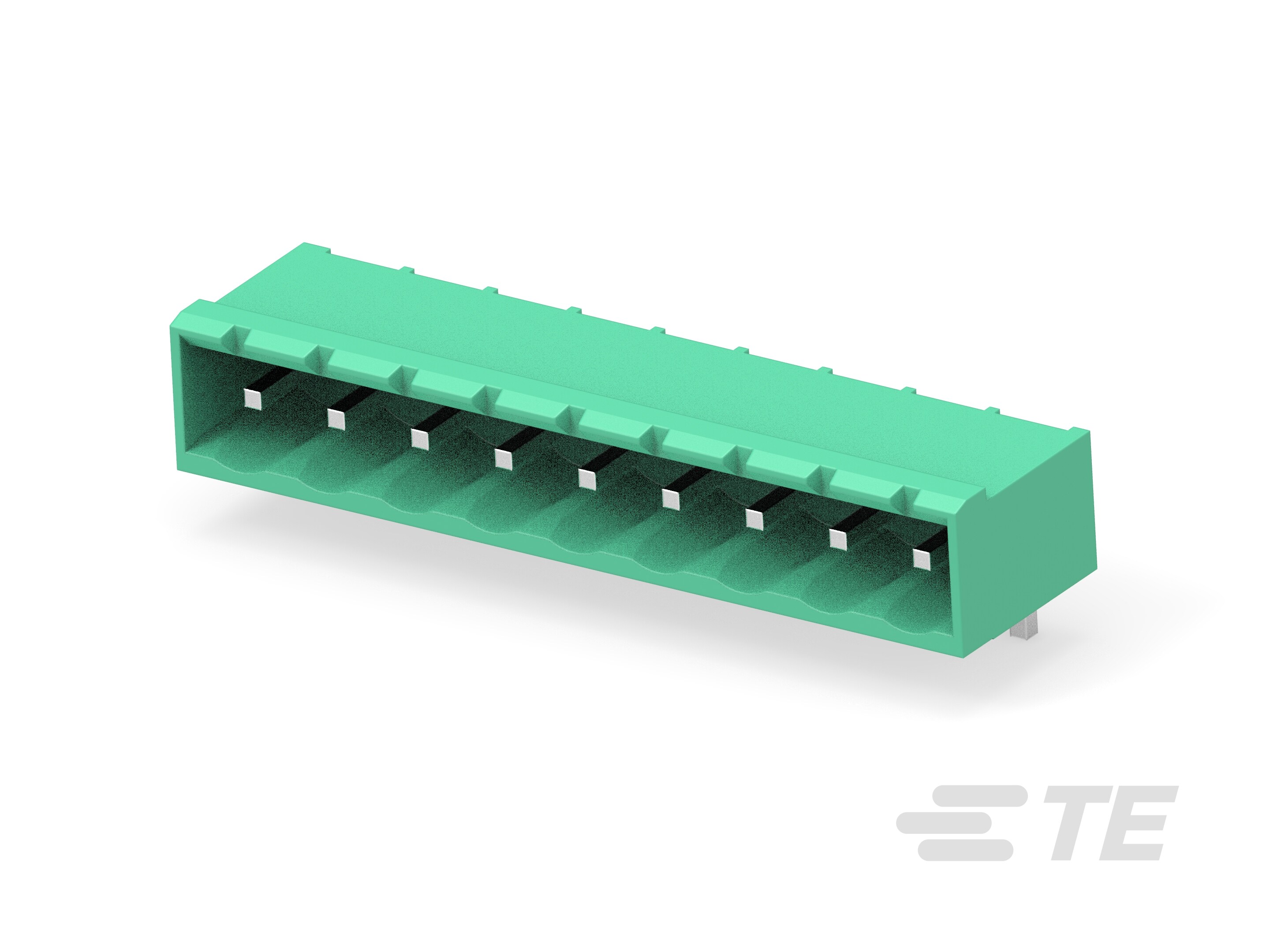 9POS 5.0MM CE R/A HDR,TRM BLK-796644-9
