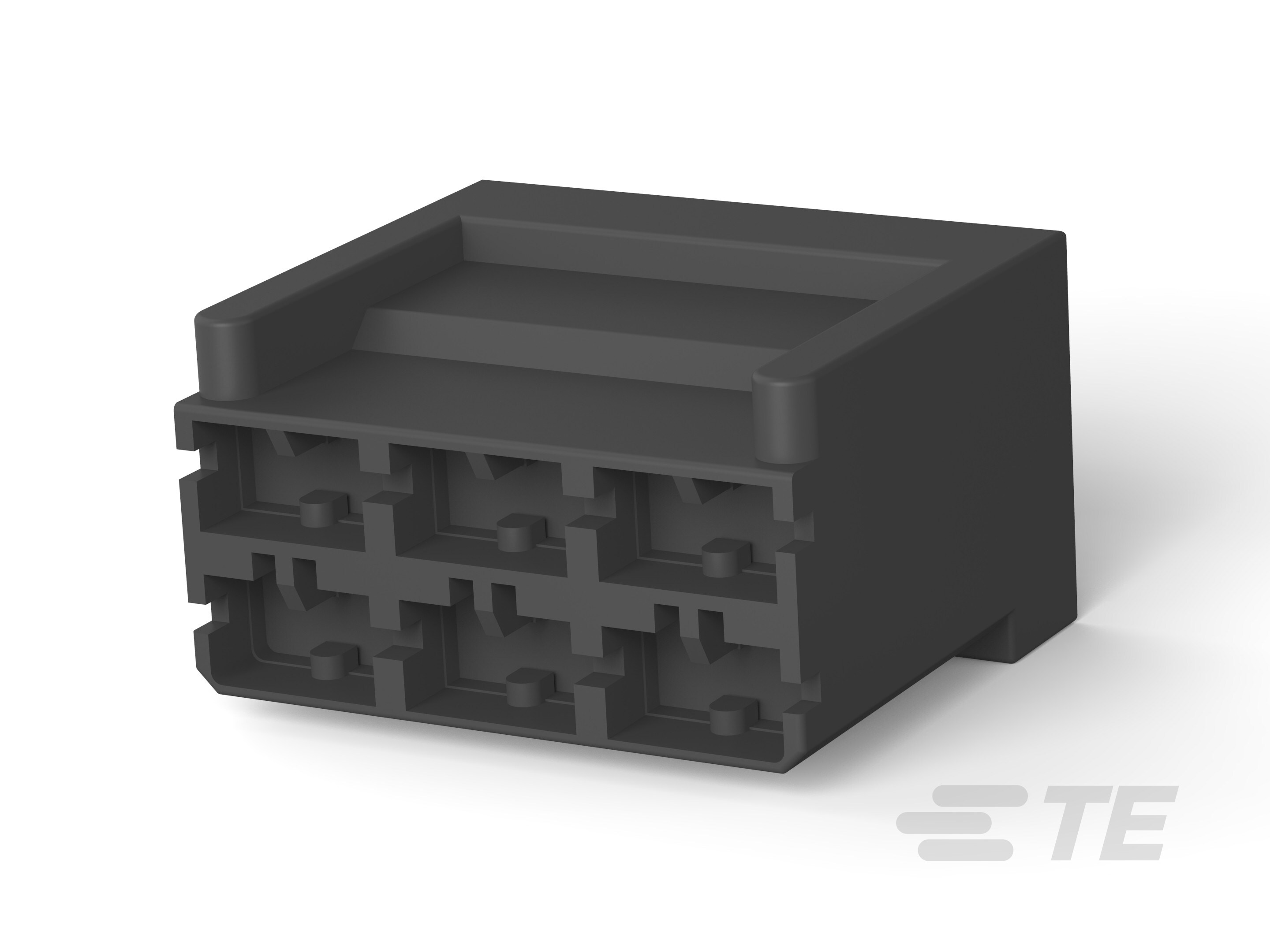 PL 250 REC HSG 6P NYLON BLACK-926330-1