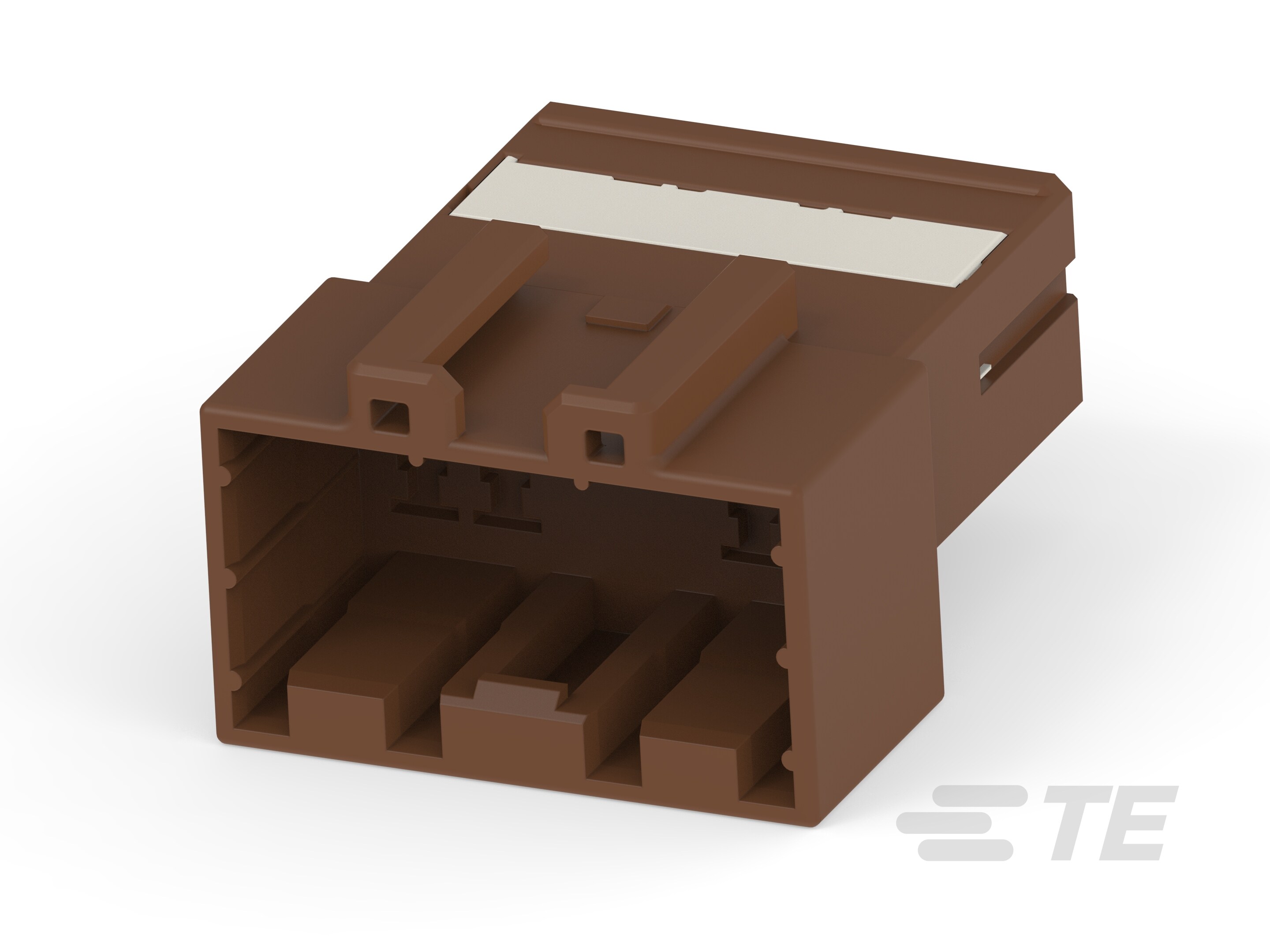 090III 10P CAP ASSY BROWN-936129-4