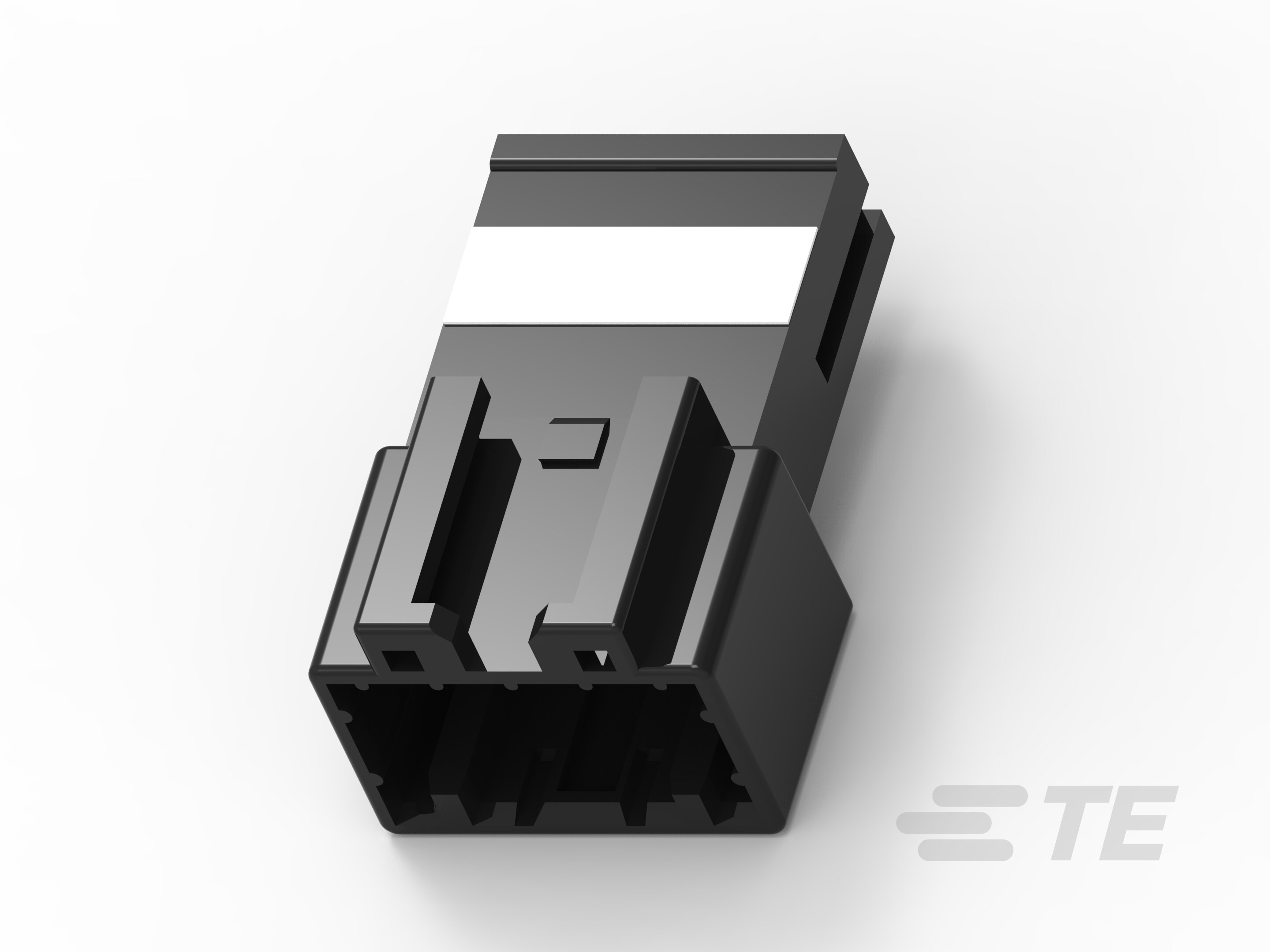 090III 4P CAP ASSY BLACK-936238-2