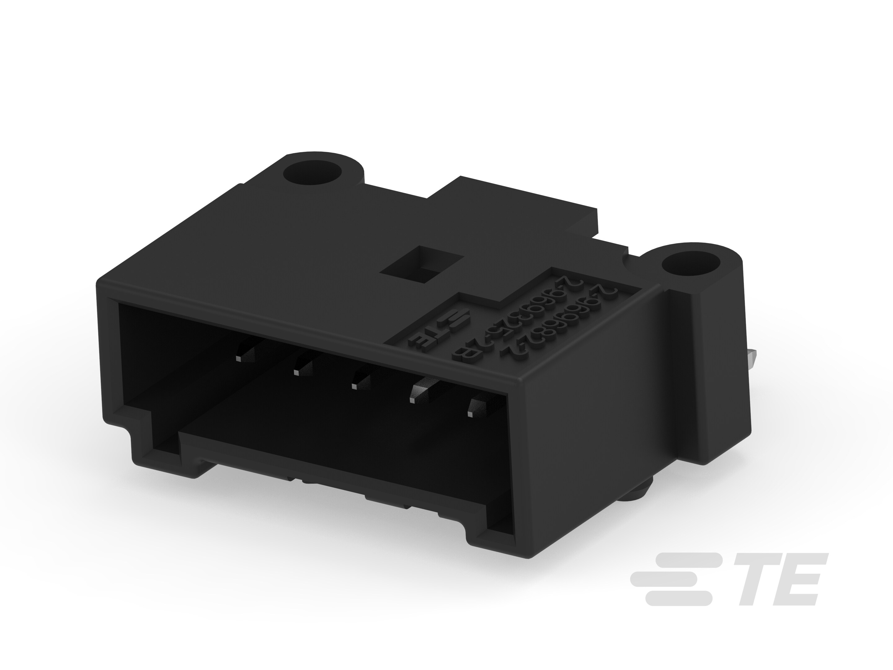 6pos MQS .63 header 90deg SMD-2-969682-2