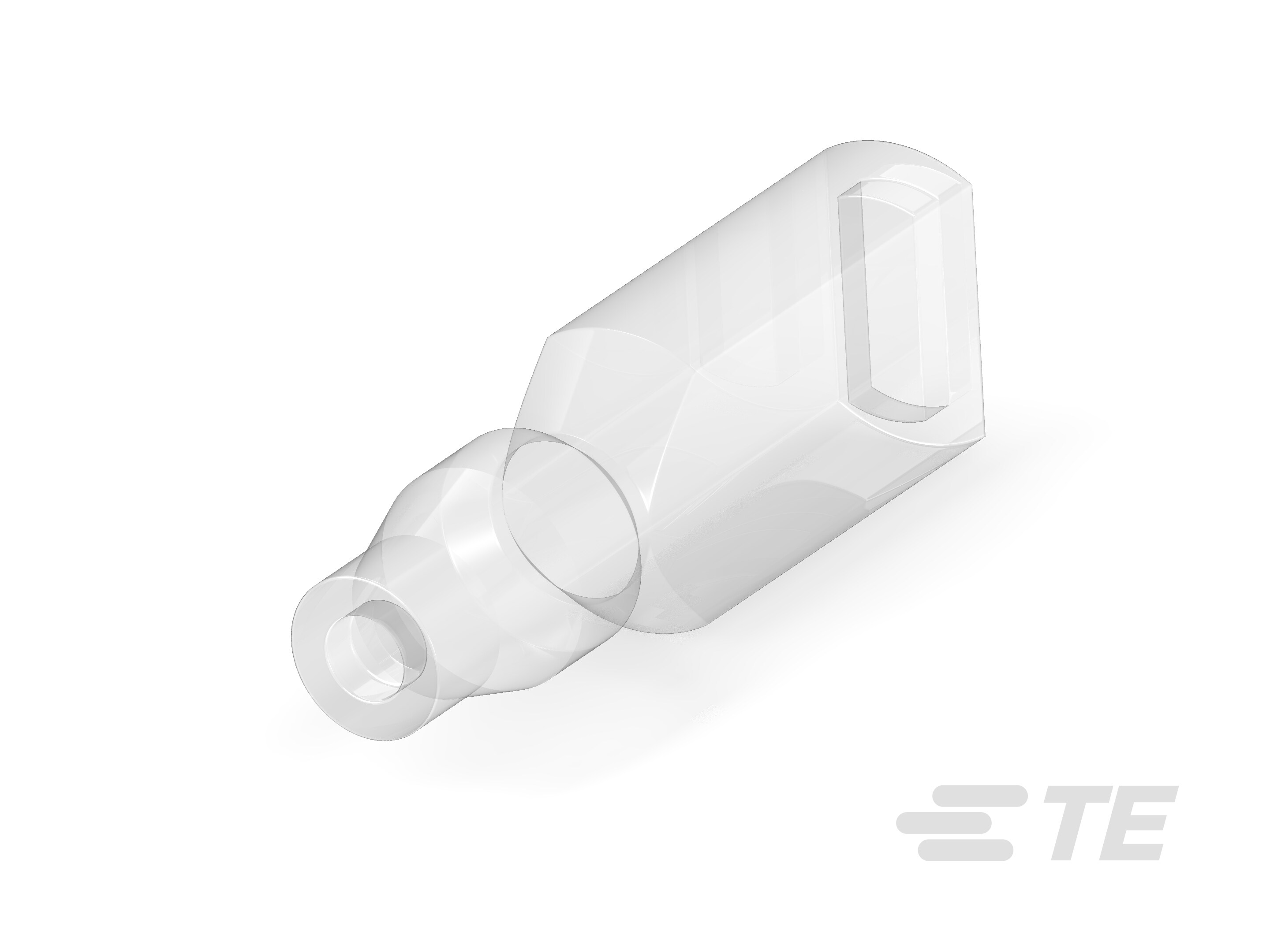 187 FASTON SLEEVE,REC.,TRANSPARENT,NAT-1-170823-3