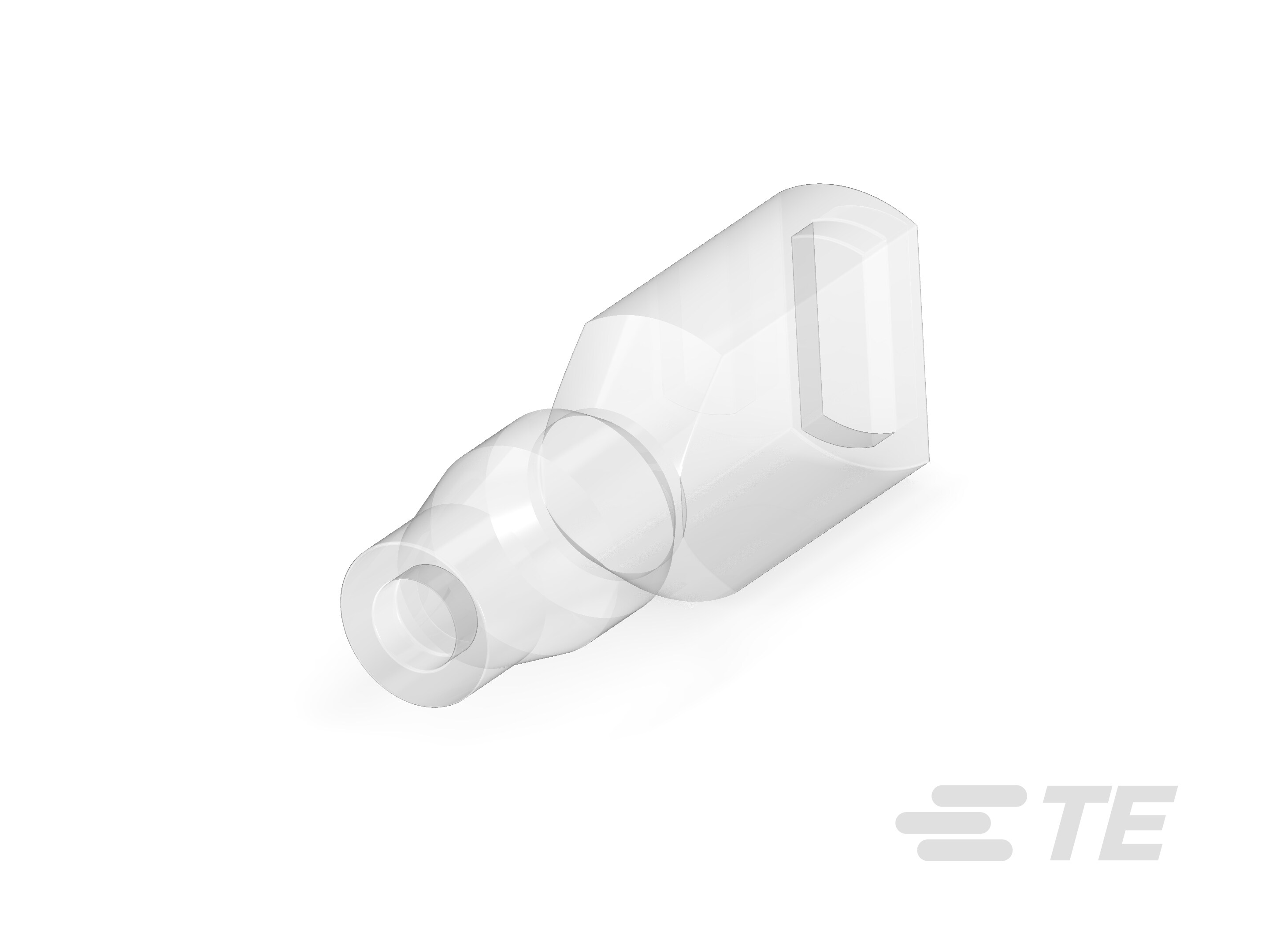 187 FASTON SLEEVE,REC.,TRANSPARENT,NAT-1-170823-4