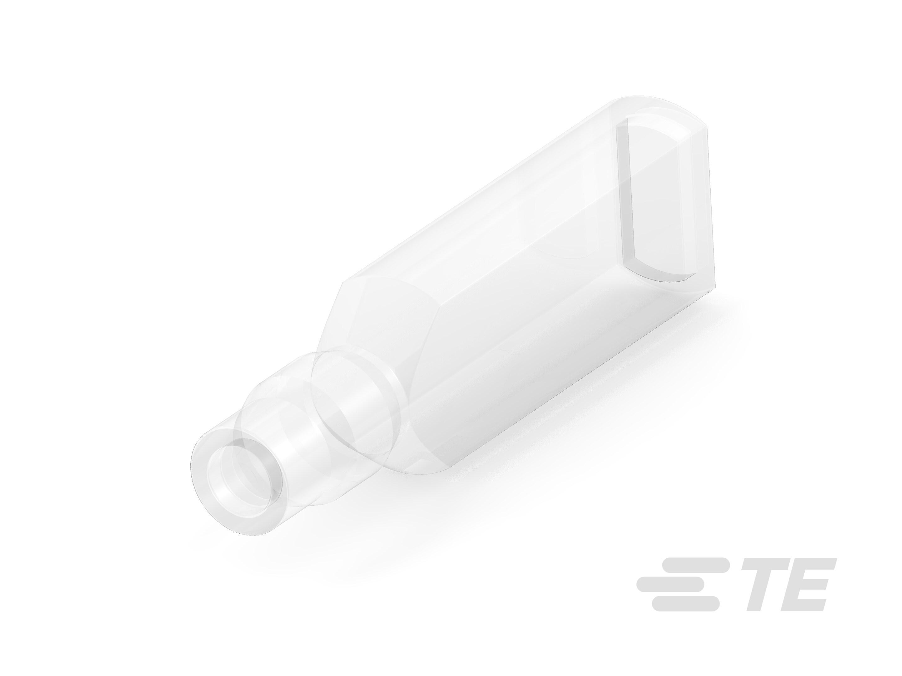 250 FASTON SLEEVE,REC.,TRANSPARENT,NAT-1-170823-9