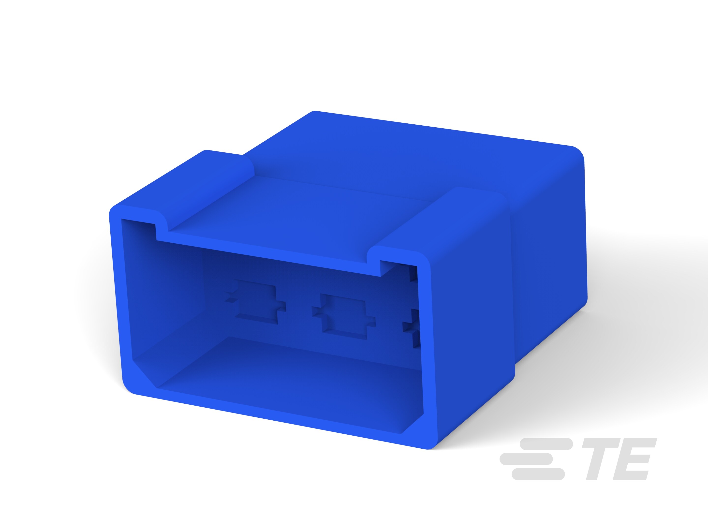 FF TAB HSG 6P NYLON BLUE-1-171433-6