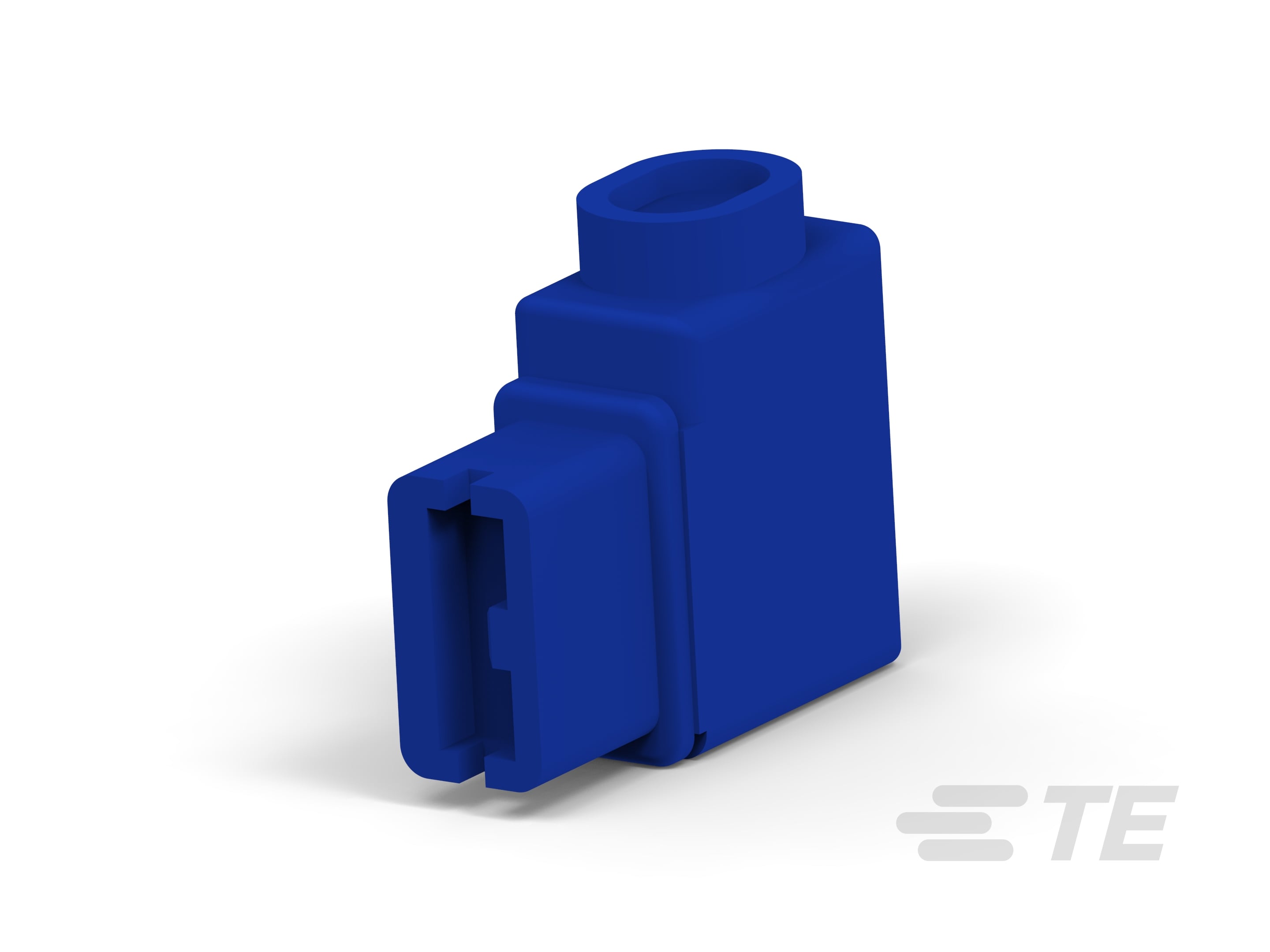 PL EX 250 REC HSG 1P NYLON BLUE-1-176497-6