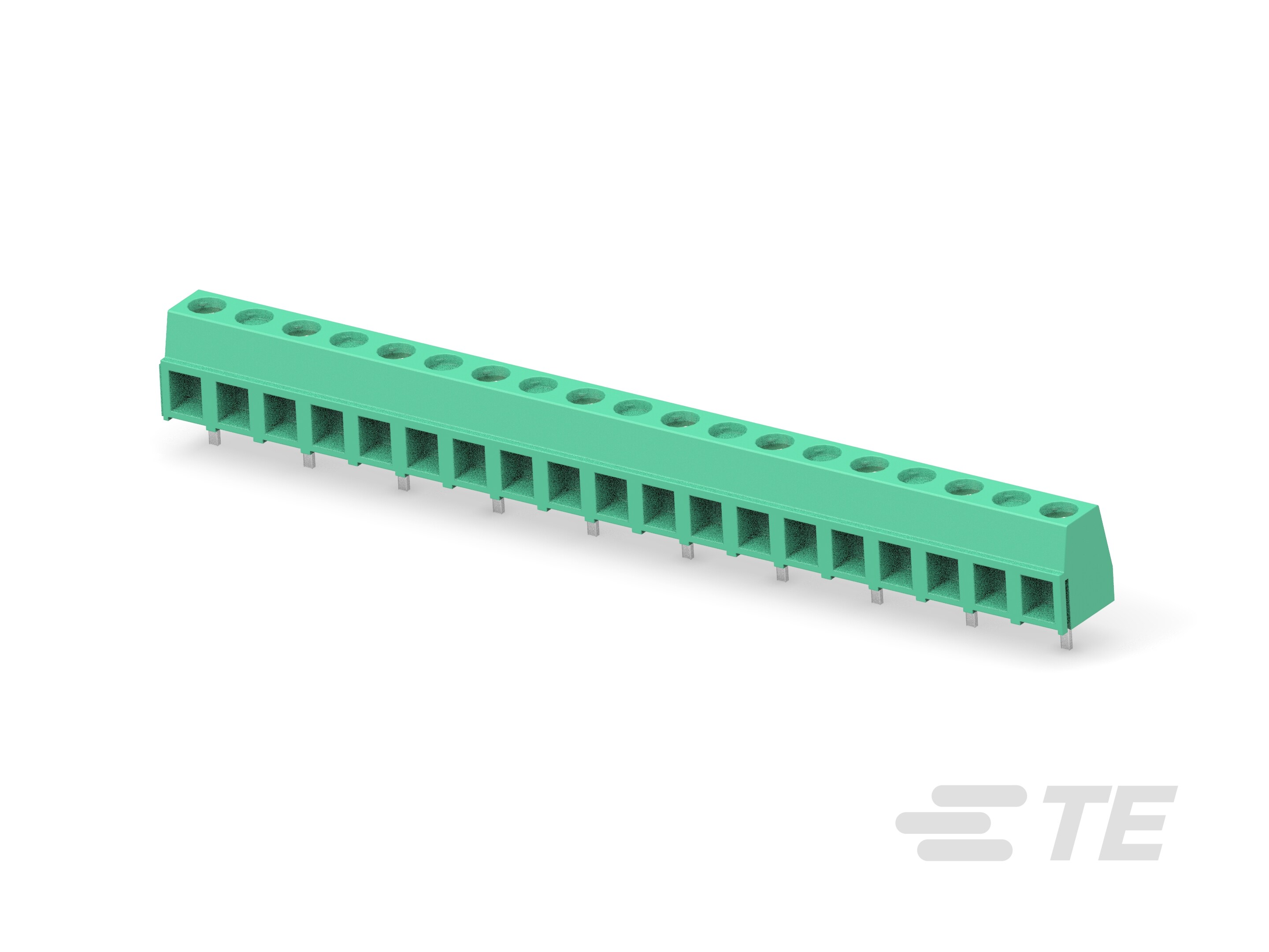 TERMI-BLOK PCB MOUNT  90 10P-1-282838-1