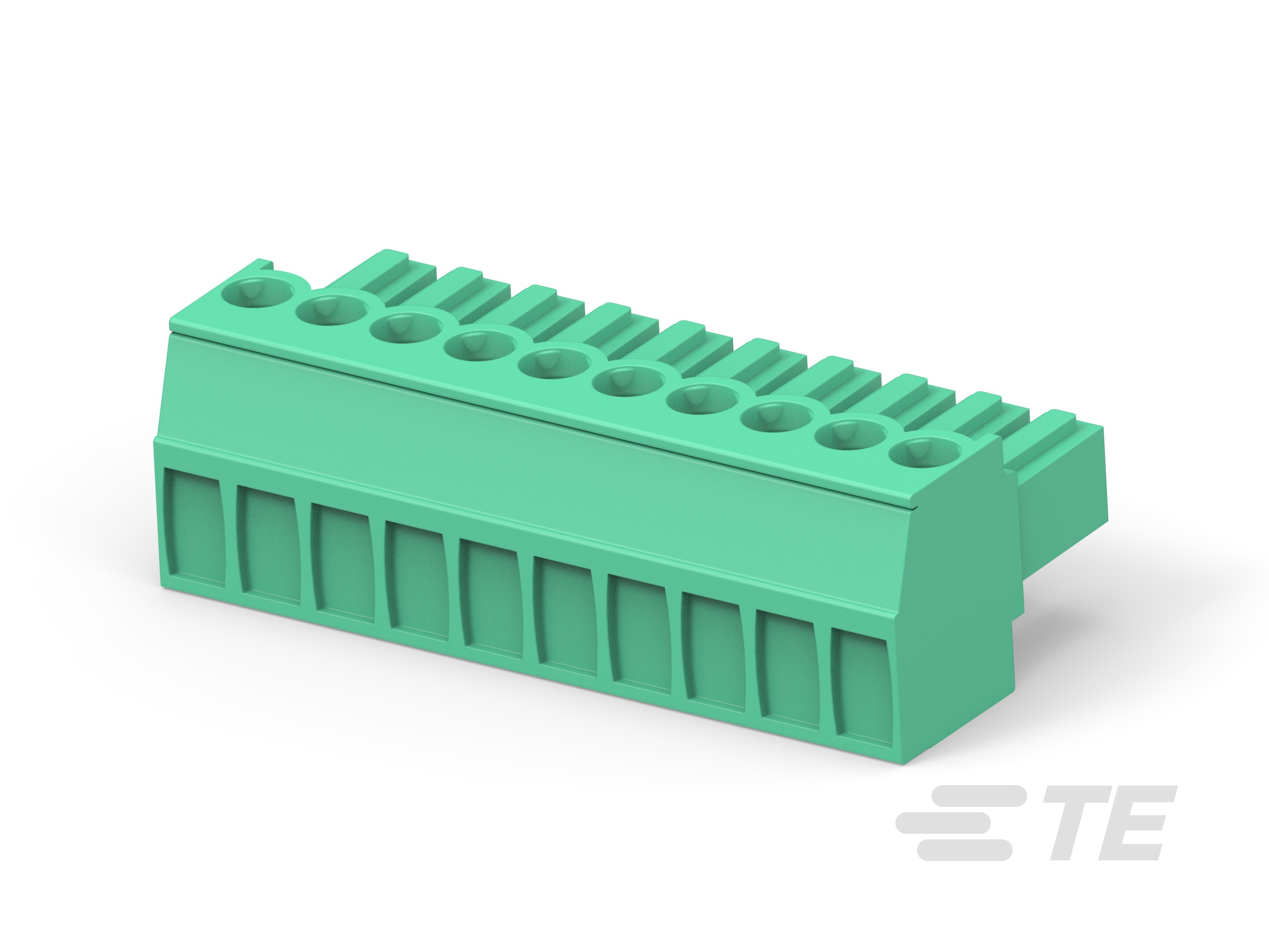 10 POS TERMI-BLOK PLUG STAC 3,-1-284506-0