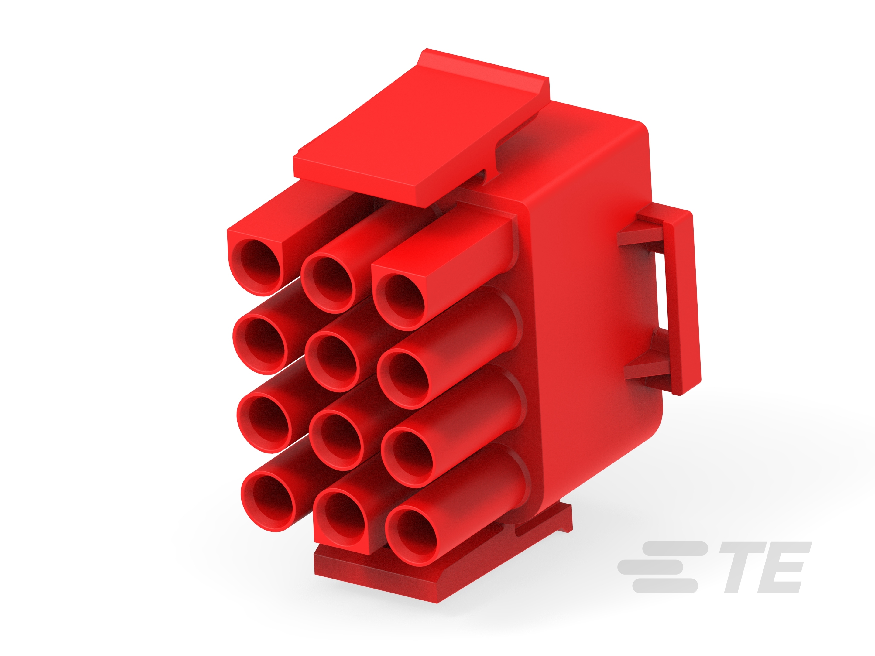 12P UMNL V0 PLUG HSG RED-1-350735-2