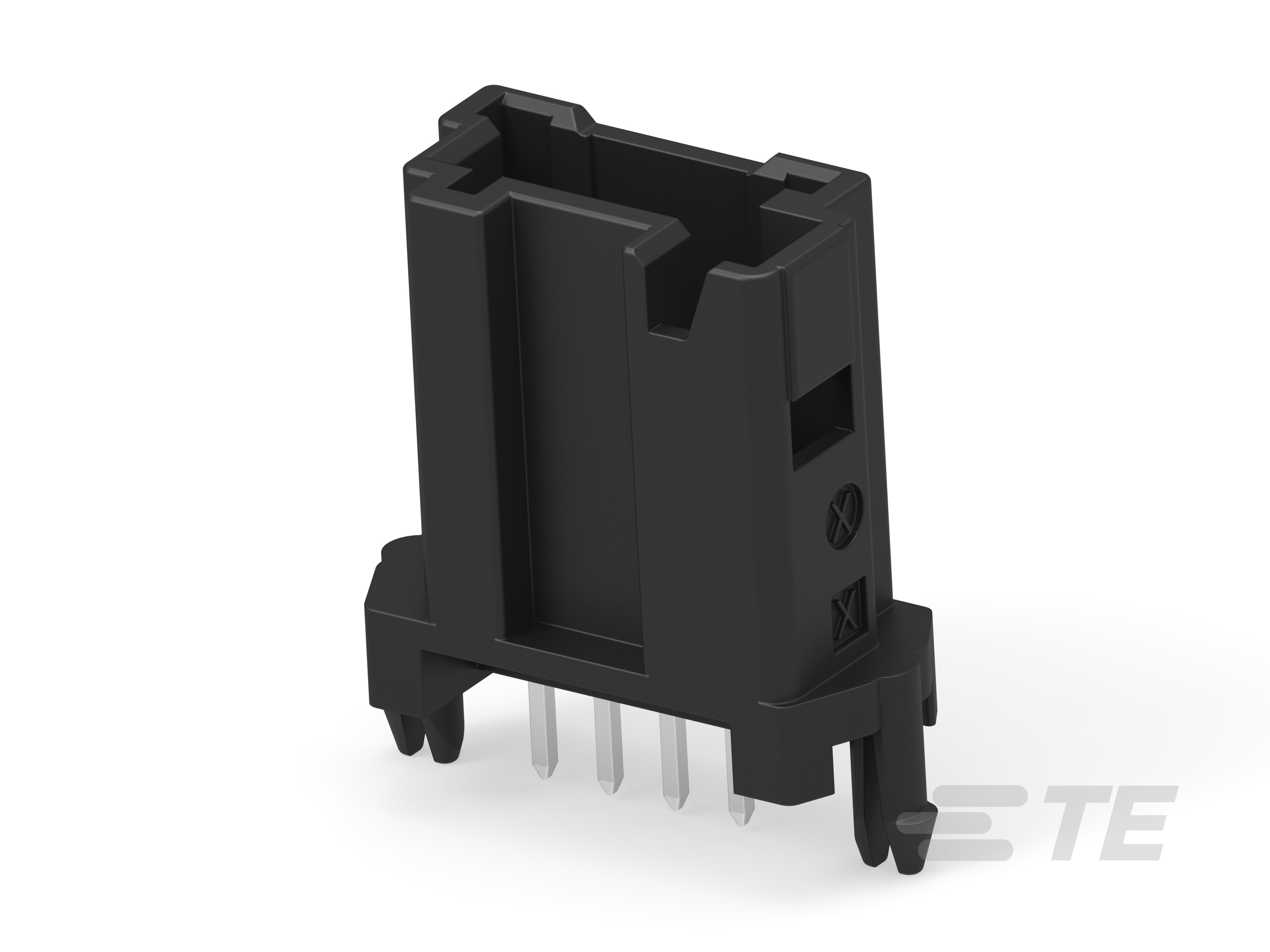 4pos MQS .63 header 180deg THR-2-1379165-1