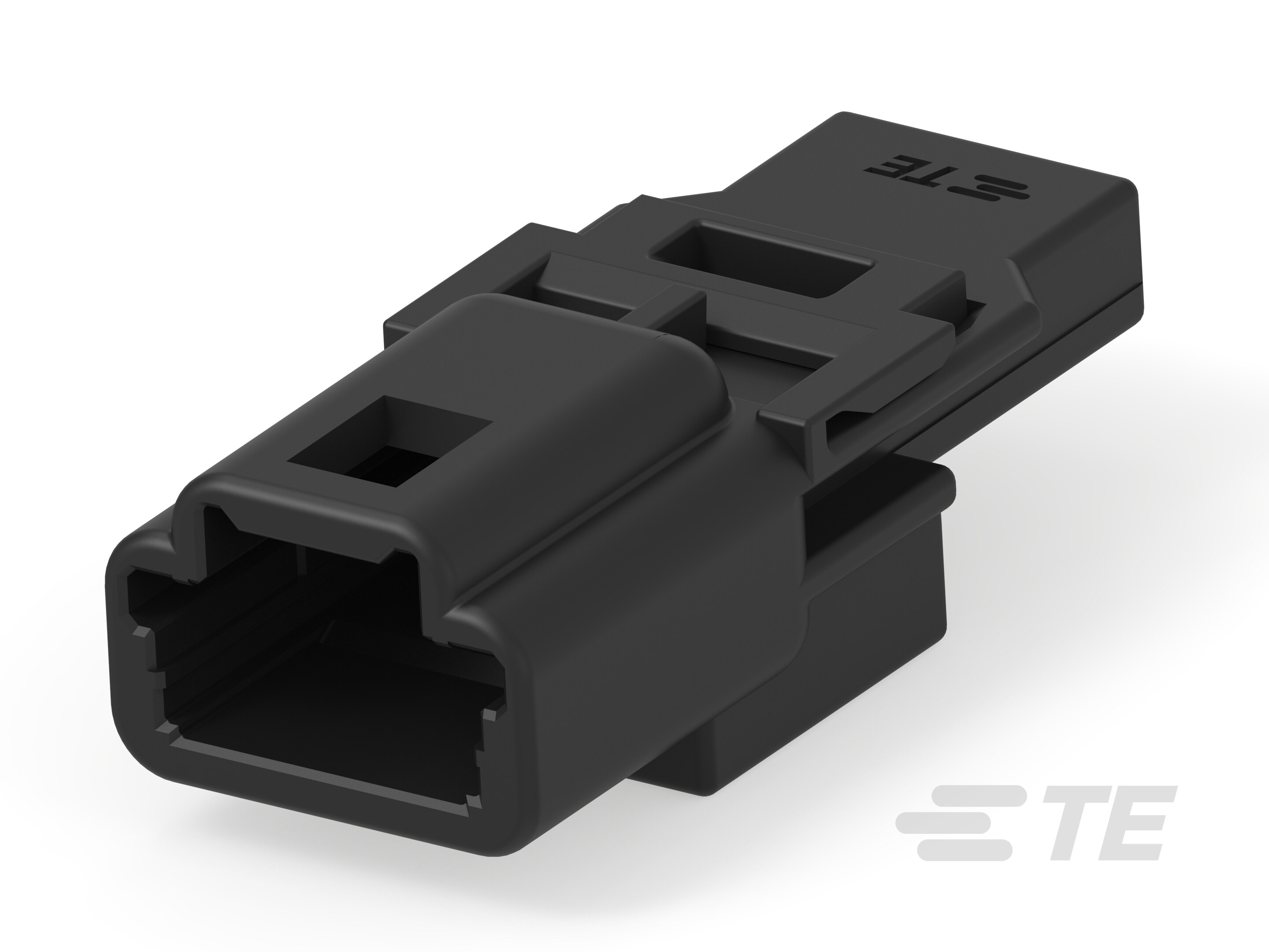 4W TAB HSG CODING 1 BLACK-1379674-1