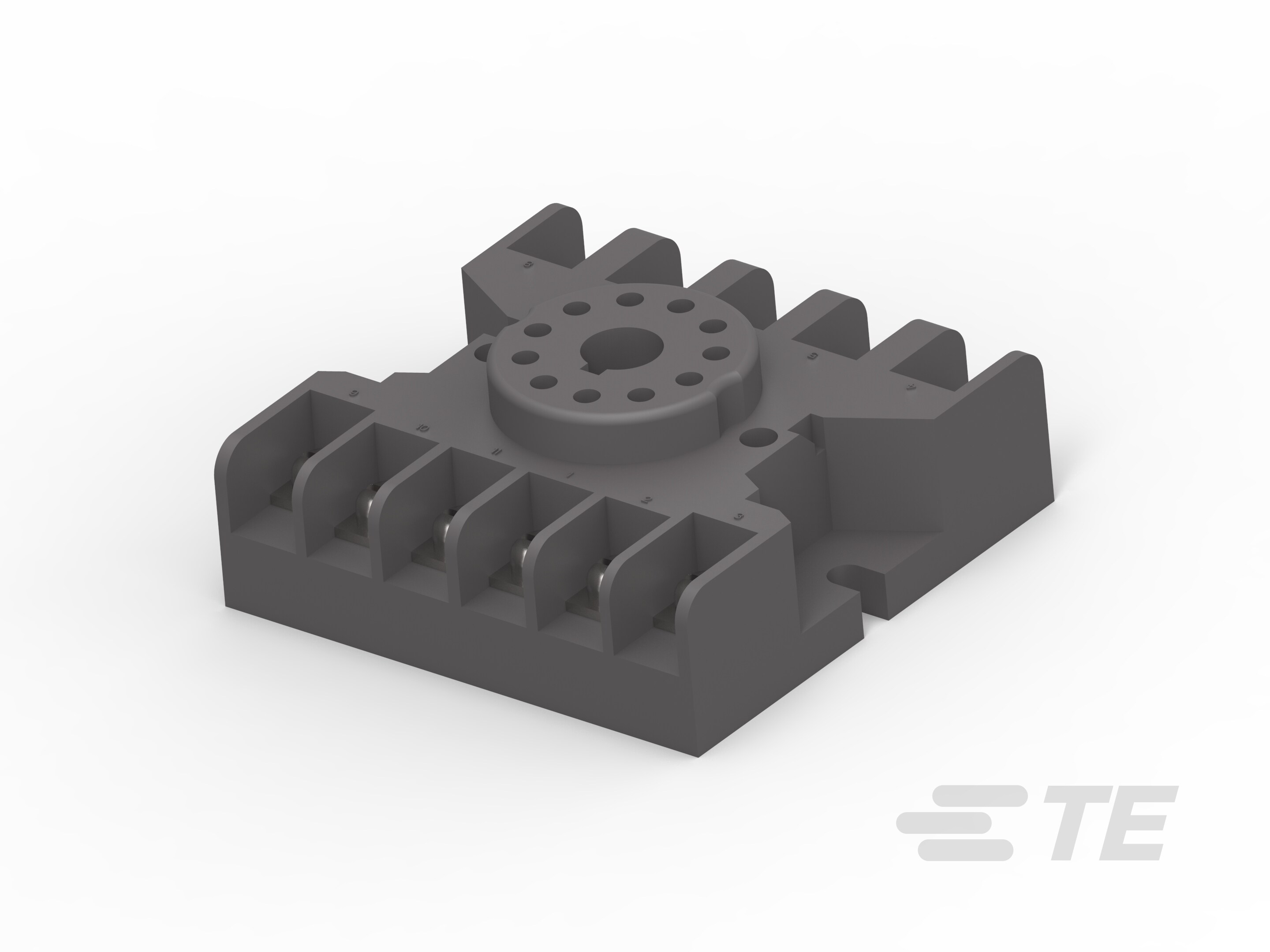 27E123=SOCKET,KRP,11,SCW,SURF-MOUNT-1393143-7