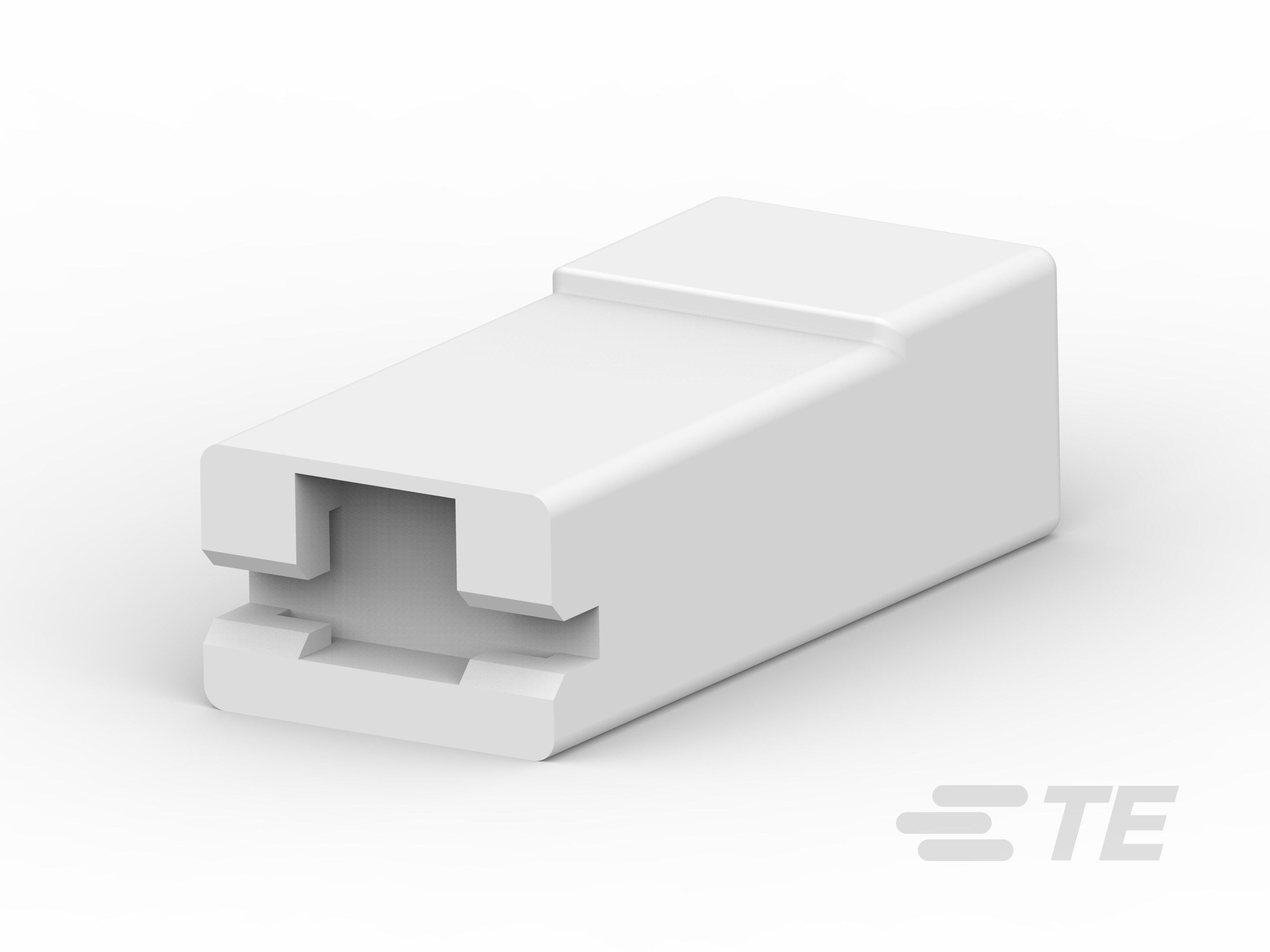 205 FASTON HSG.,REC.,1 POS,NATRUAL-1-480418-0
