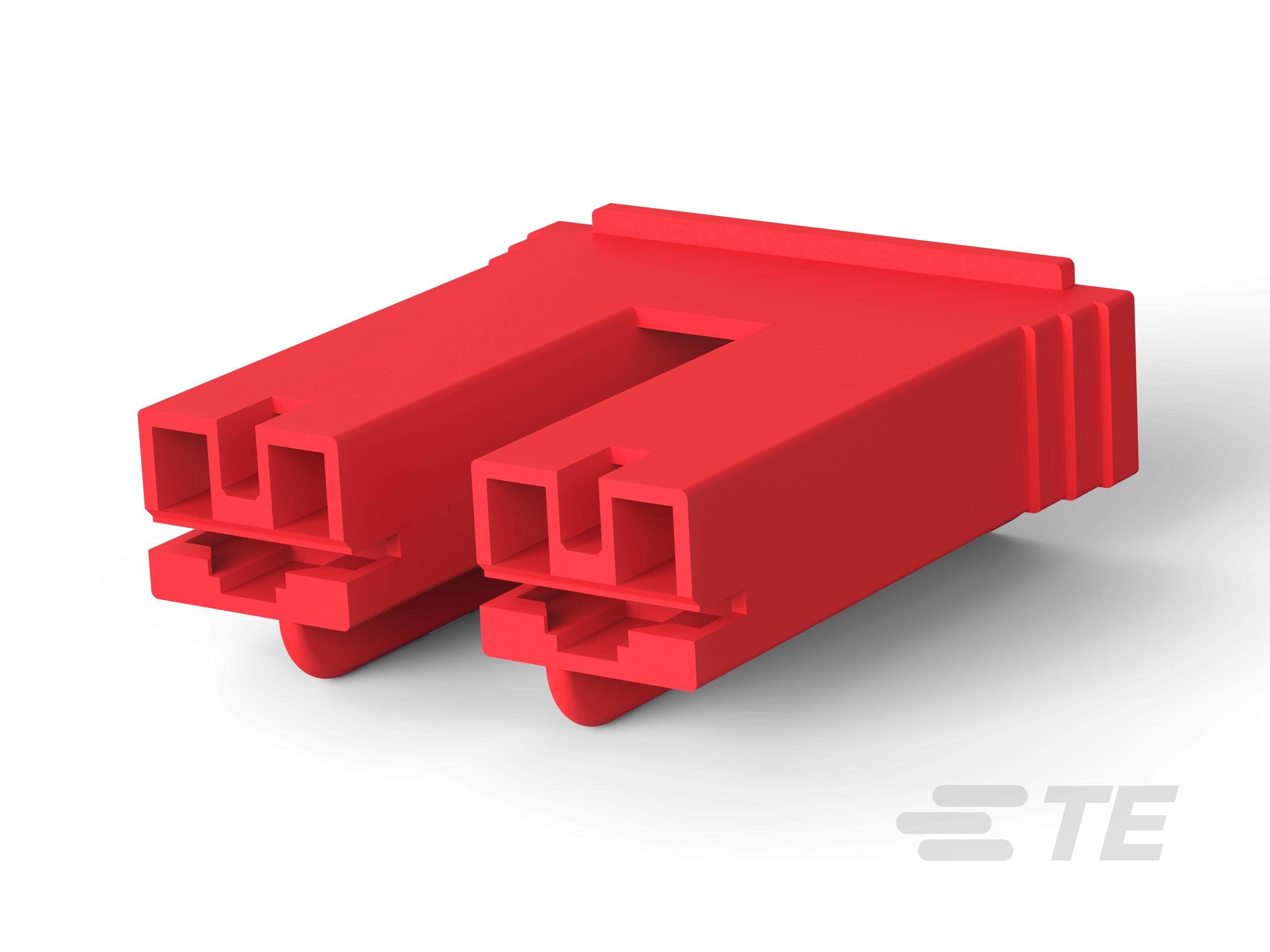 250 FASTON HSG,NYLON-V2,RED-1-521229-2