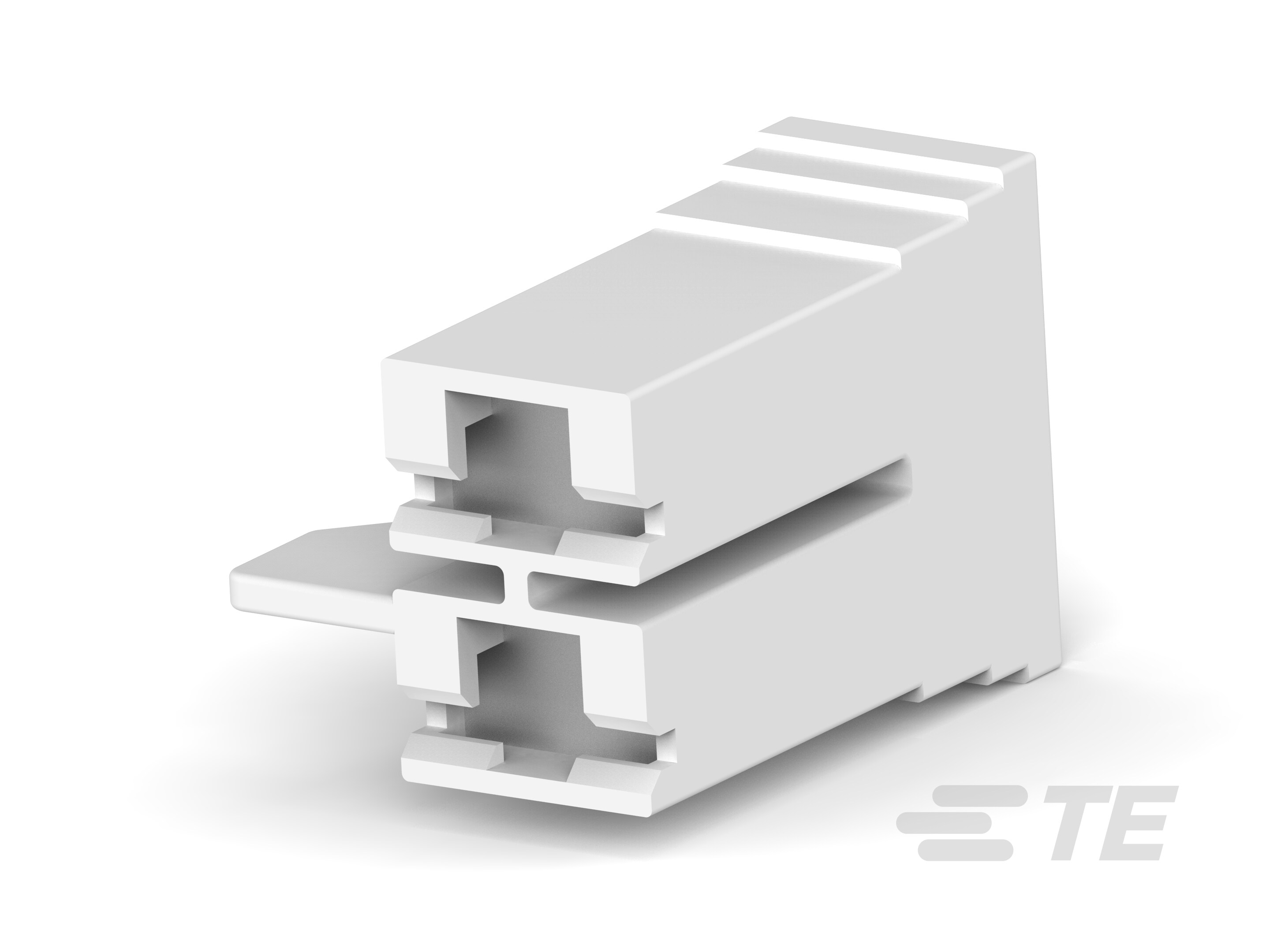 250 FASTON HSG.,REC.,2 POS,NATRUAL-1-521771-1