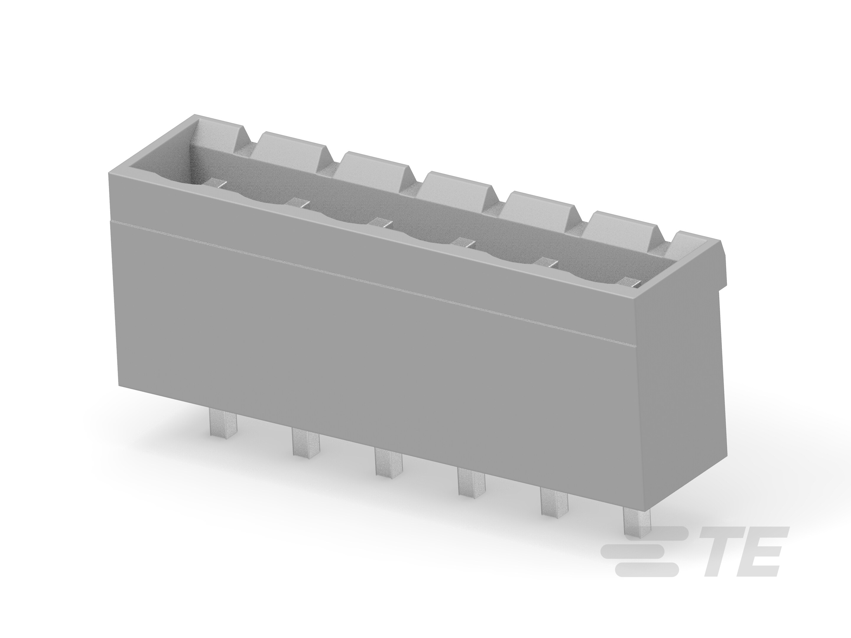 EUROSTYLE TB,HEADER,GREY,6 POS-1546111-6