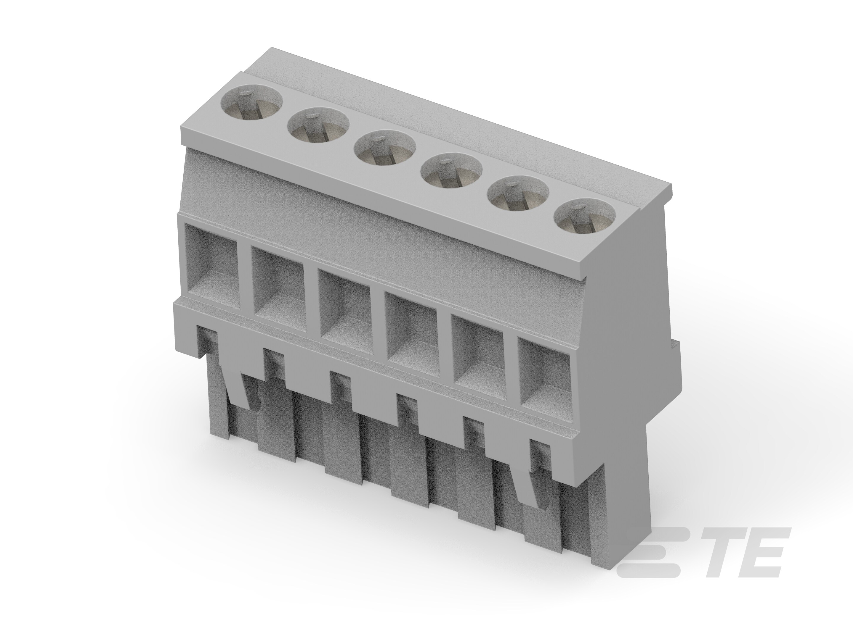 EUROSTYLE 6 POS VERT PLUG STCK-1546122-6