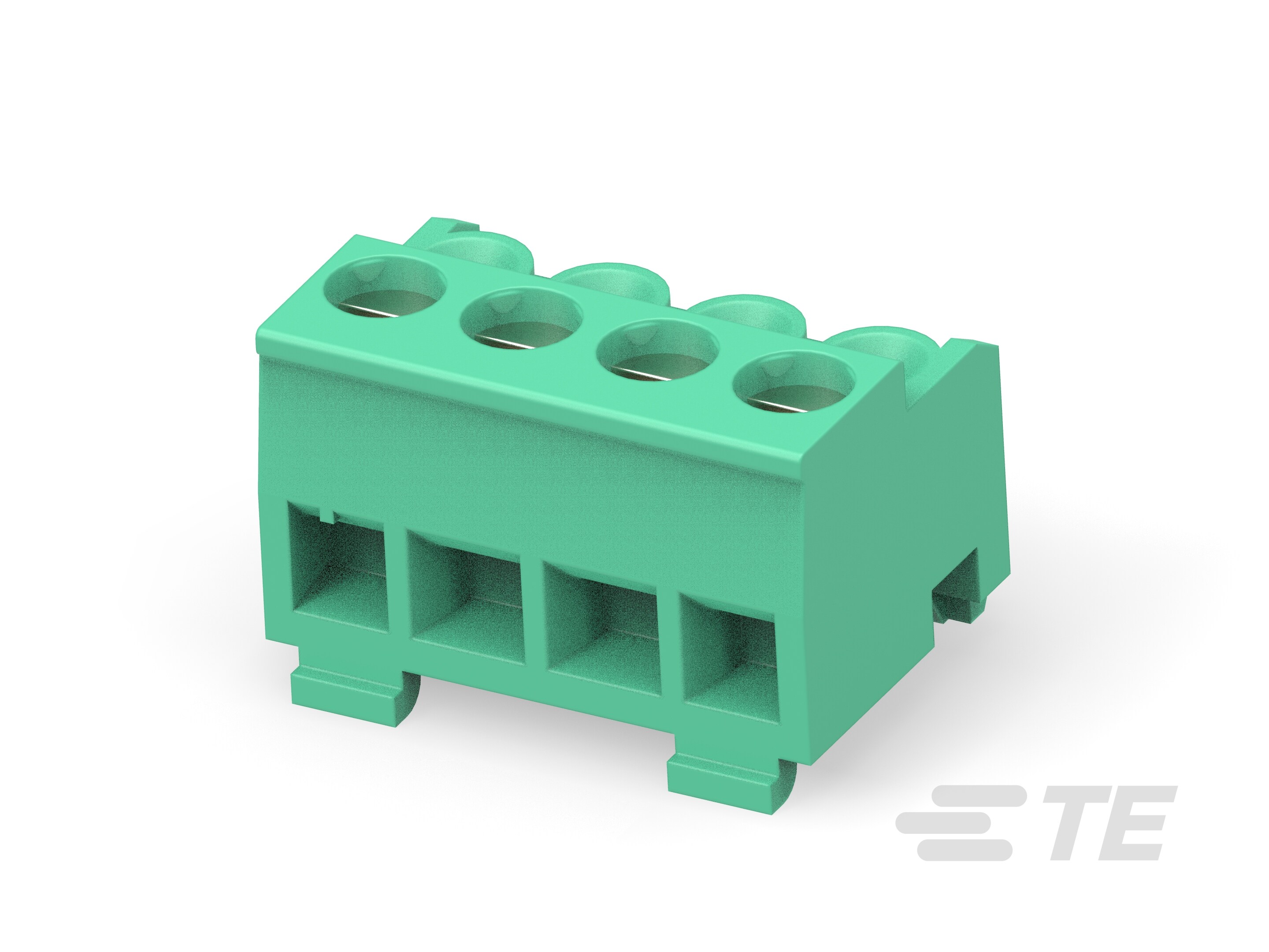 5MM PLUG,90/180,4 POS,GREEN,SN-1546173-4