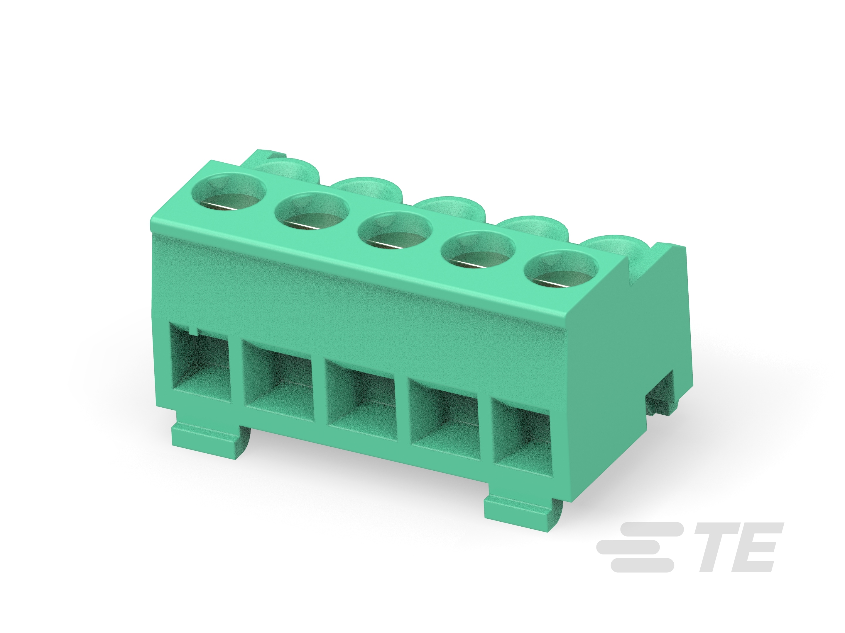 5MM PLUG,90/180,5 POS,GREEN,SN-1546173-5
