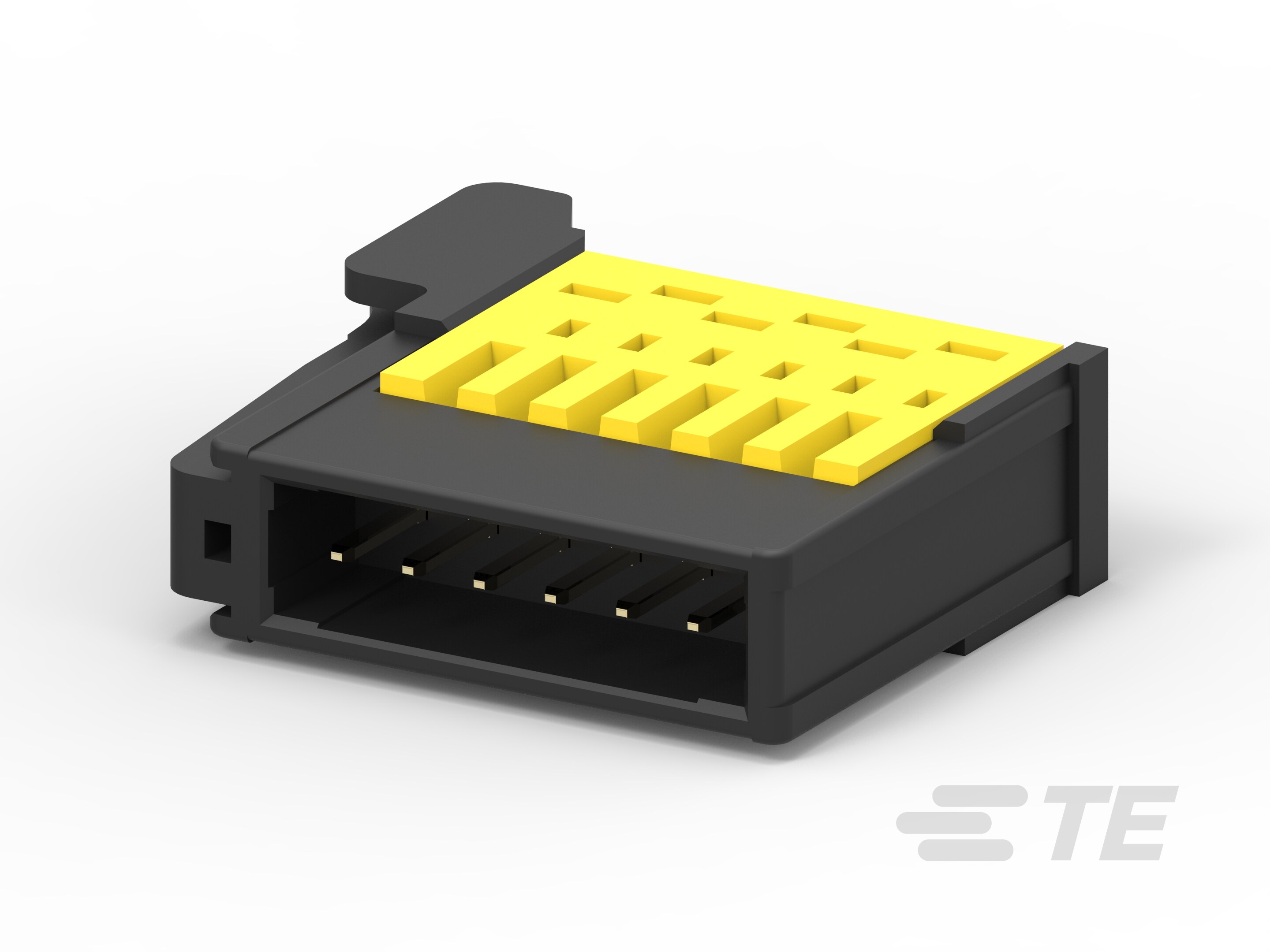 RITS CONN. PLUG ASSY 6P YELLOW COVER-1554809-6