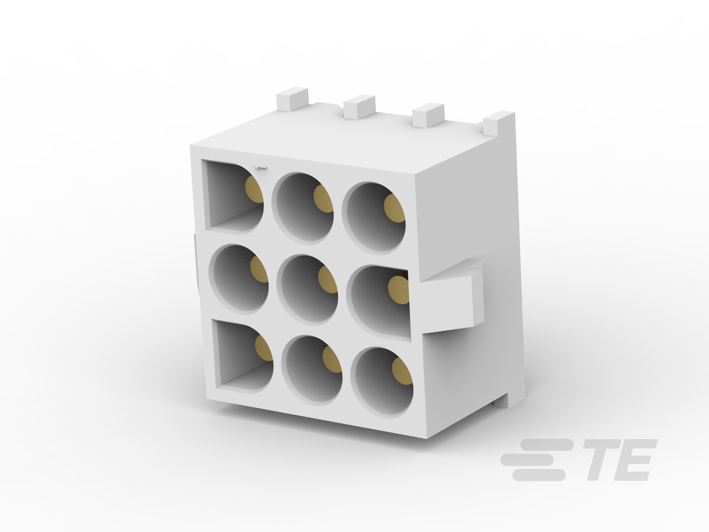 9P UMNL PIN HDR ASSY W/O DR LF-1586126-3