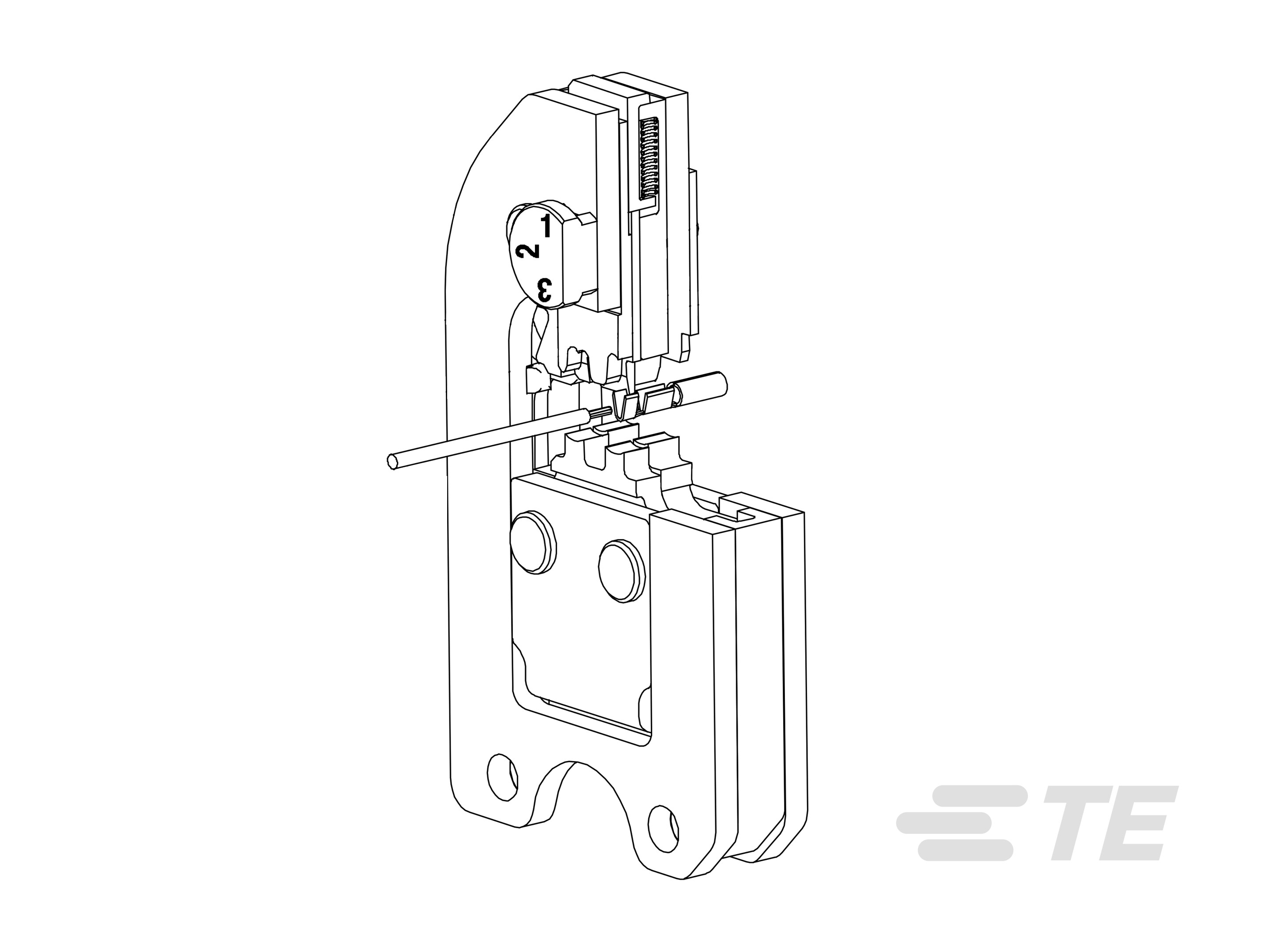DIE SET .5-1.OMM WIRE PIN-1725724-2